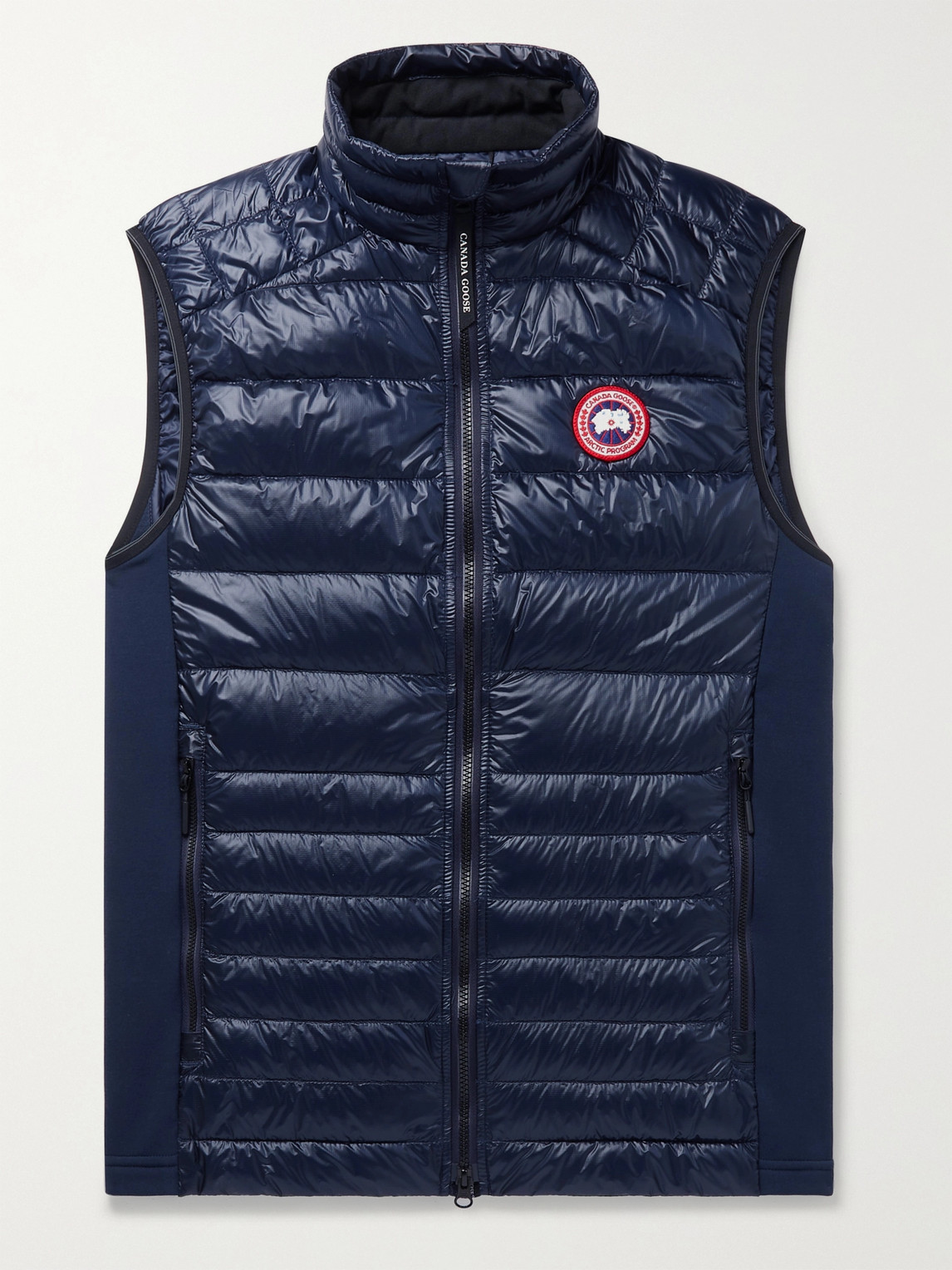 Shop Canada Goose Hybridge Lite Slim-fit Quilted Shell Down Gillet In Blue