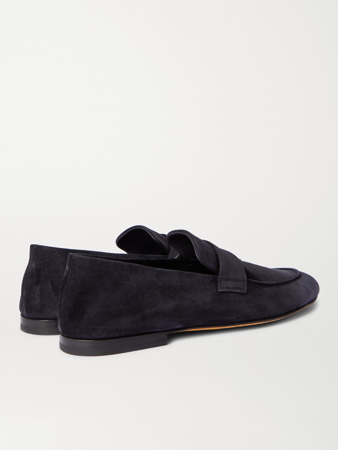 Officine Creative Airto Suede Loafers In Blue