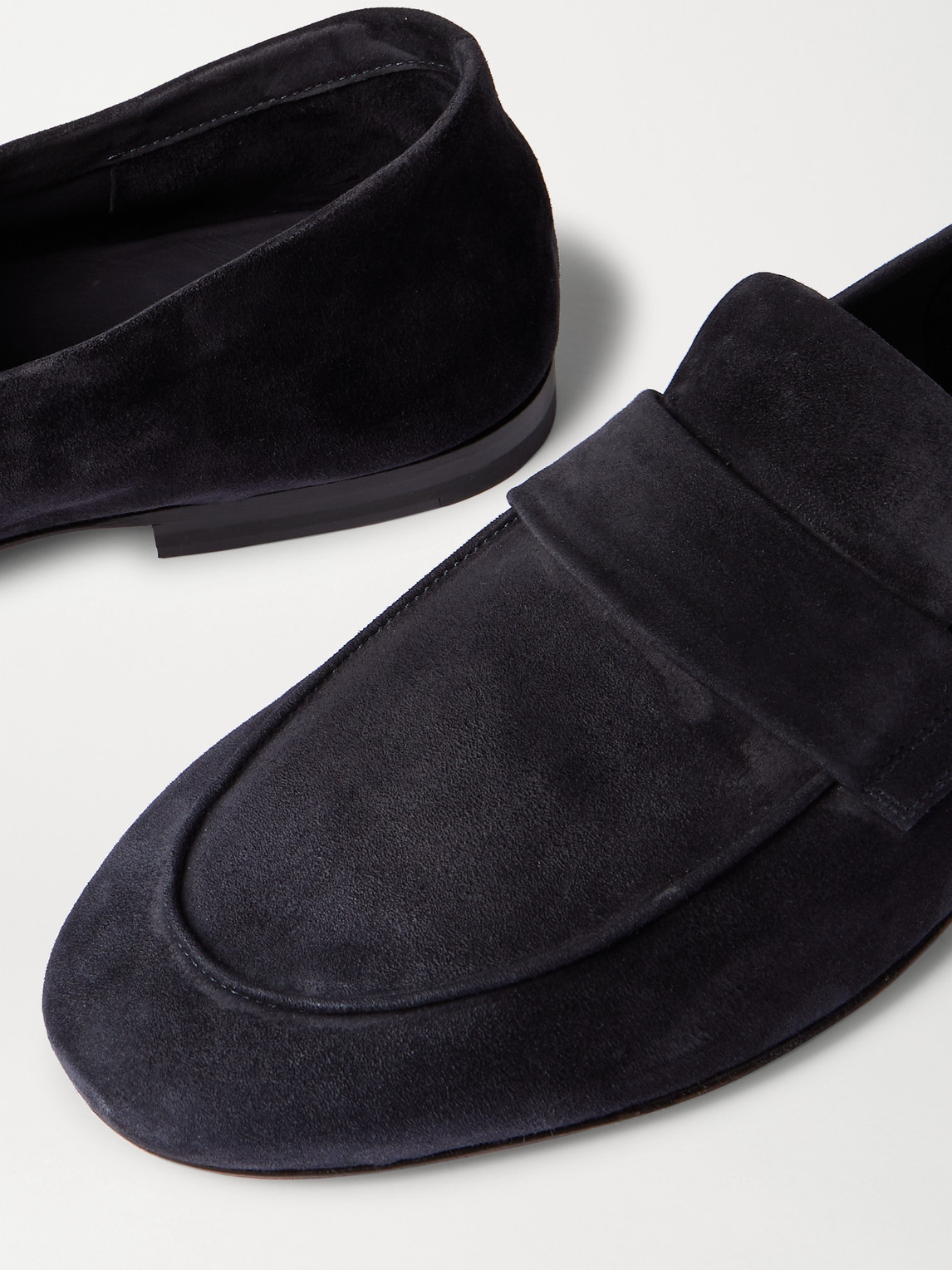 Officine Creative Airto Suede Loafers In Blue