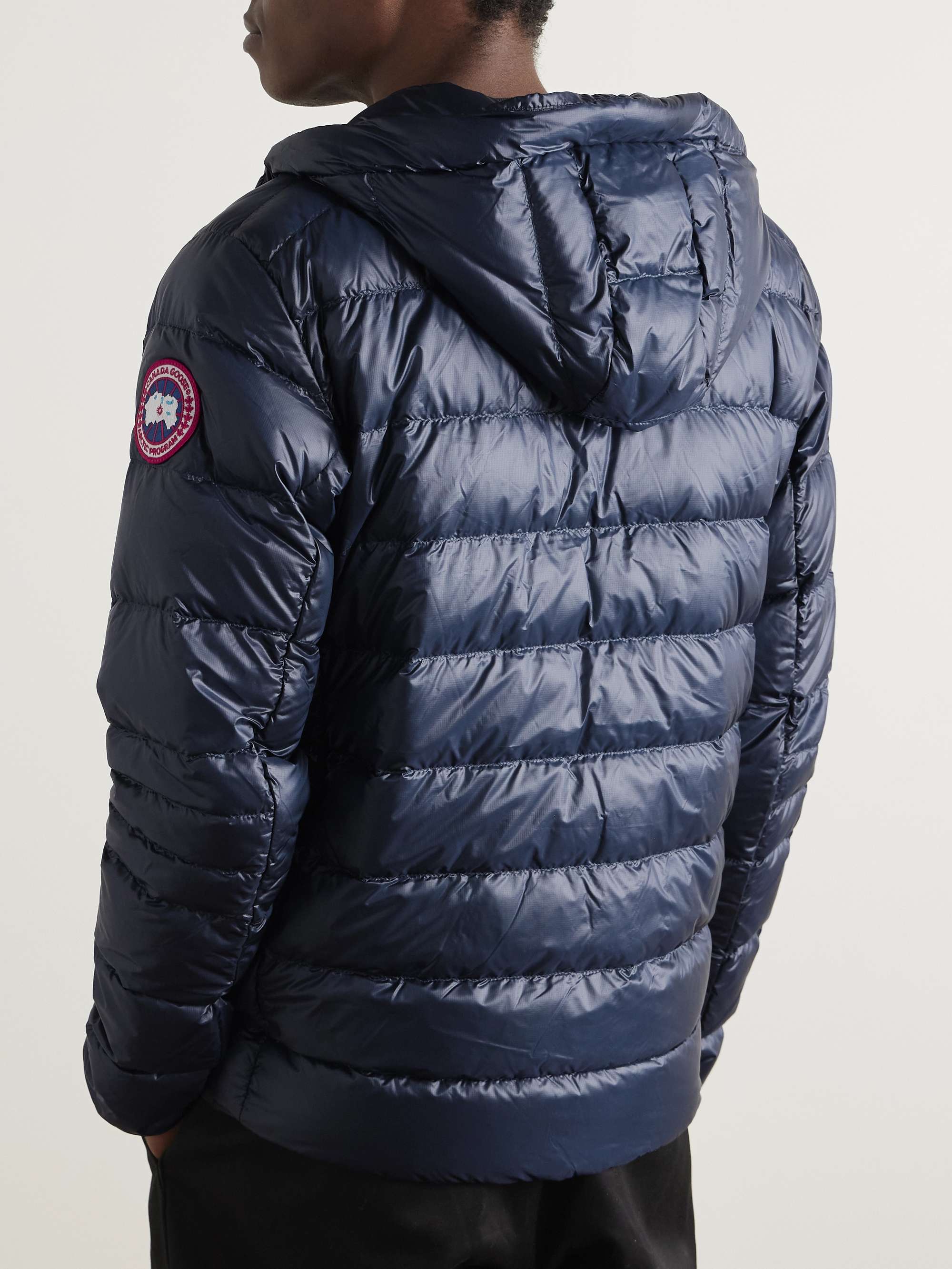 CANADA GOOSE Crofton Slim-Fit Recycled Nylon-Ripstop Hooded Down Jacket for  Men