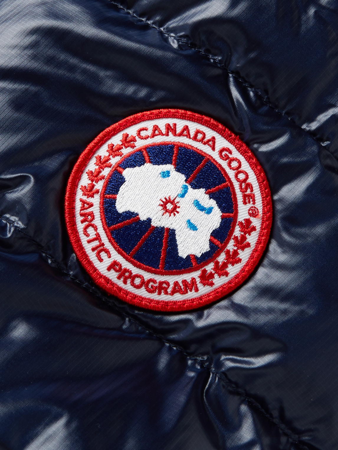 Canada Goose Crofton Down Recycled Nylon Jacket In Blue