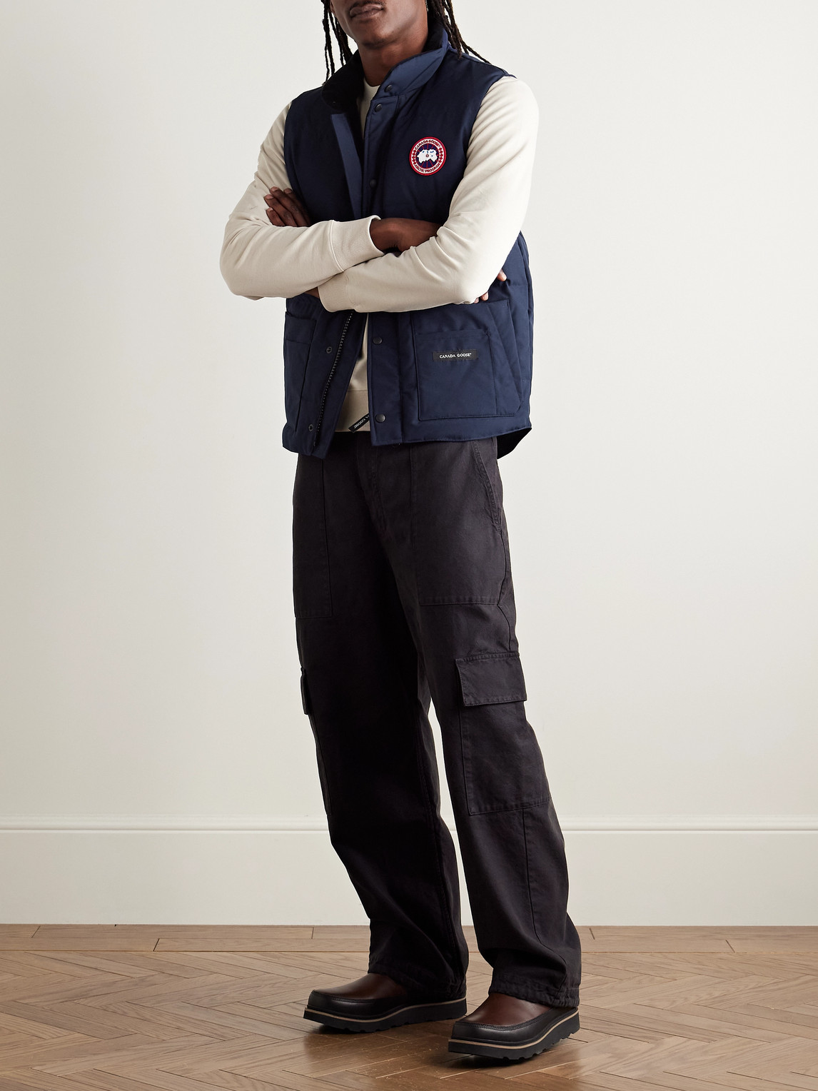Slim-Fit Freestyle Crew Quilted Arctic Tech Down Gilet