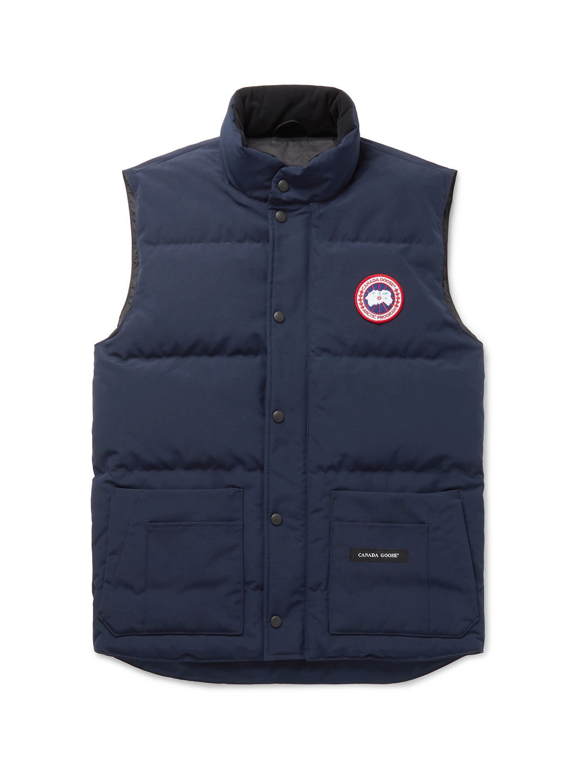 Canada Goose Slim-fit Freestyle Crew Quilted Arctic Tech Down Gilet In Blue