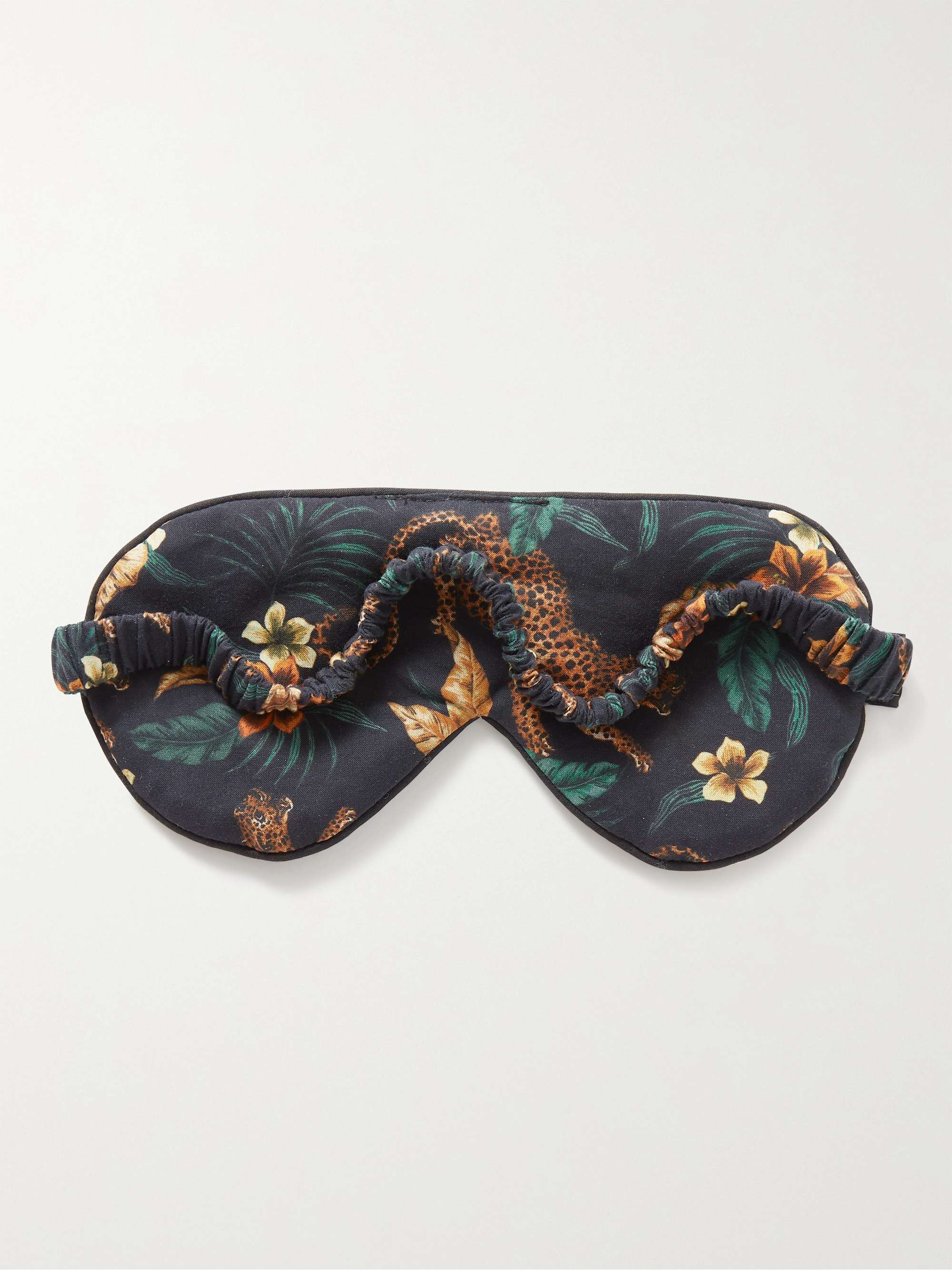 DESMOND & DEMPSEY Printed Cotton Eye Mask