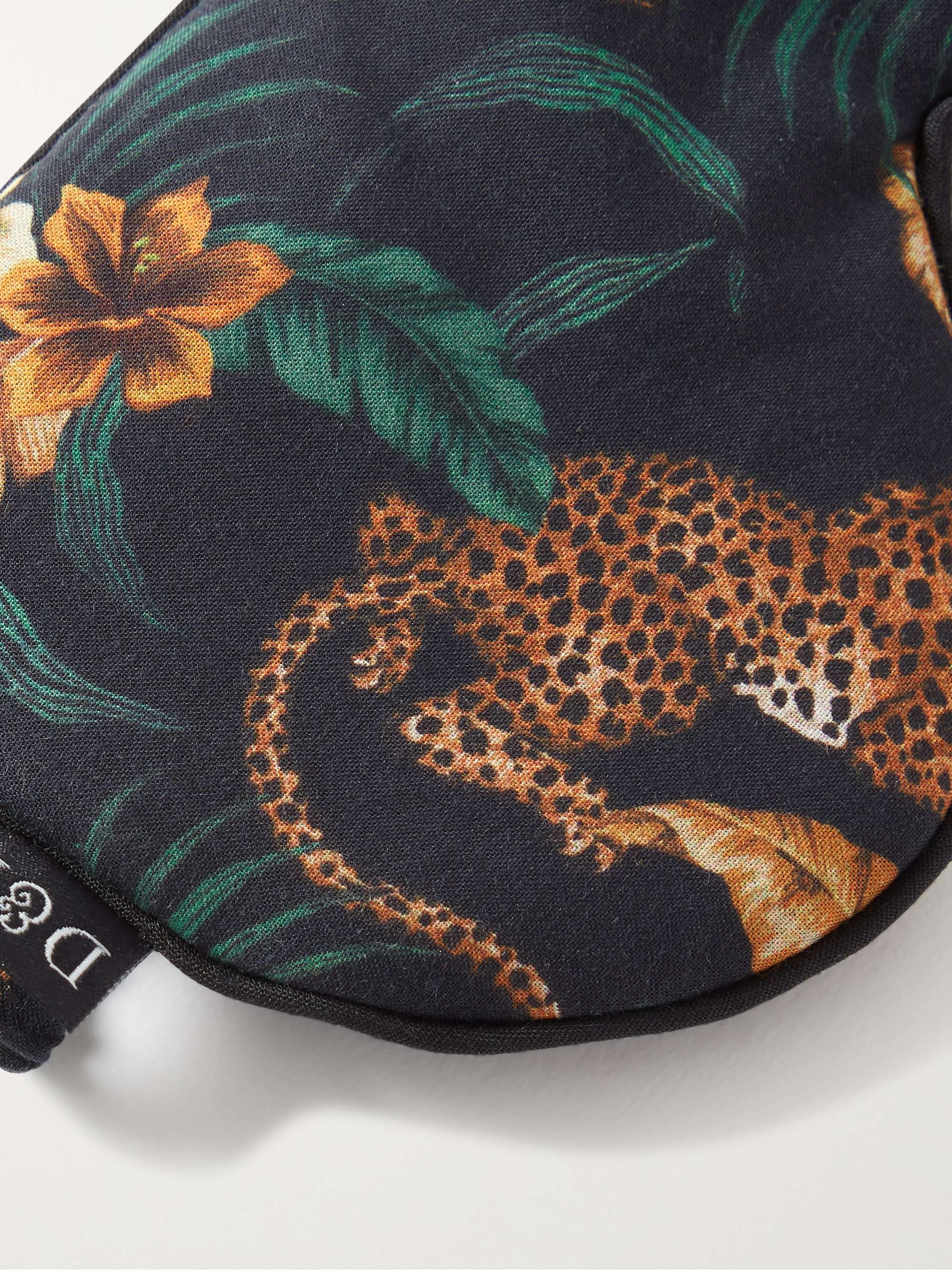 DESMOND & DEMPSEY Printed Cotton Eye Mask