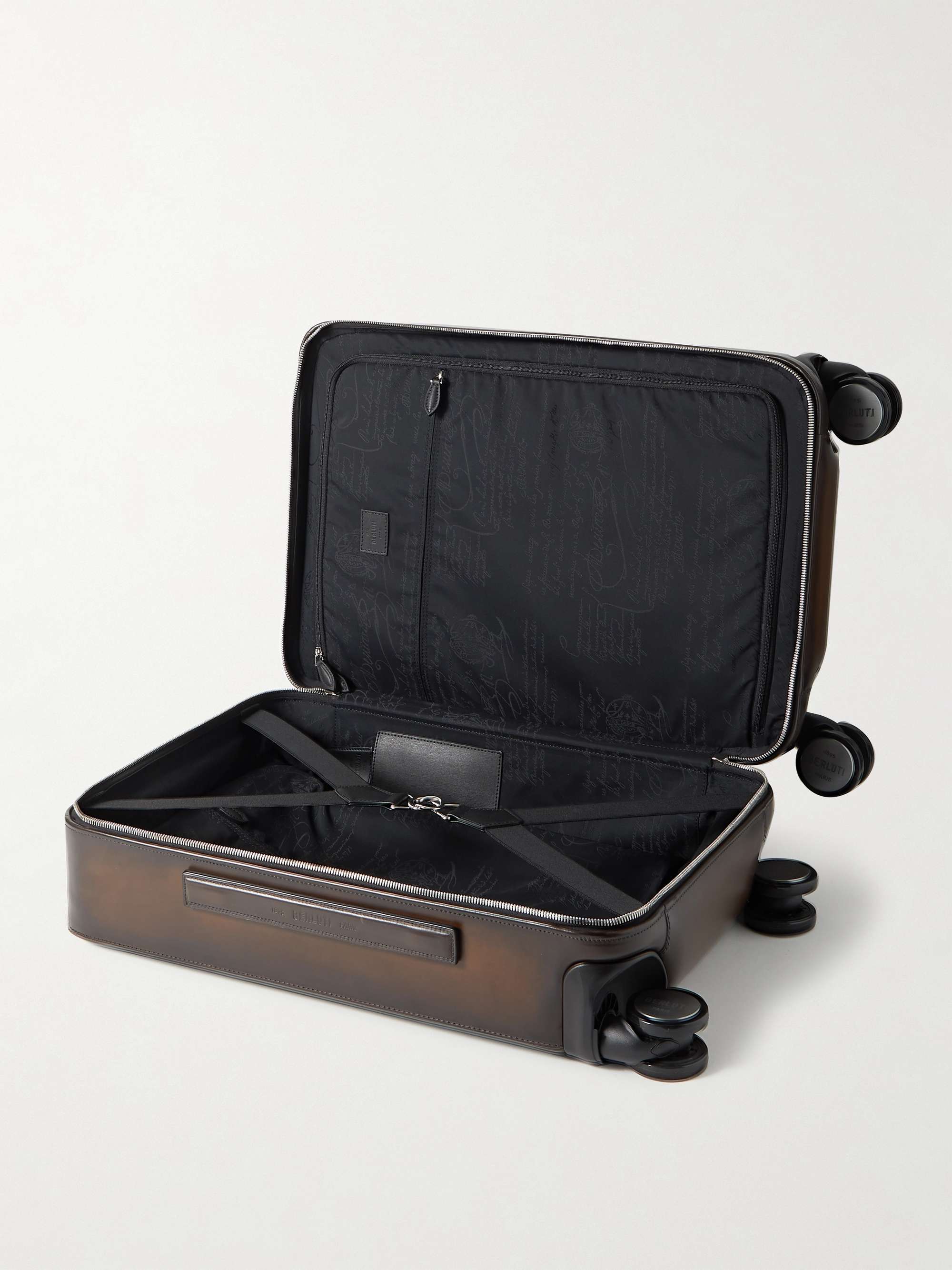 BERLUTI Formula 1005 Scritto Venezia Leather CarryOn Suitcase for Men