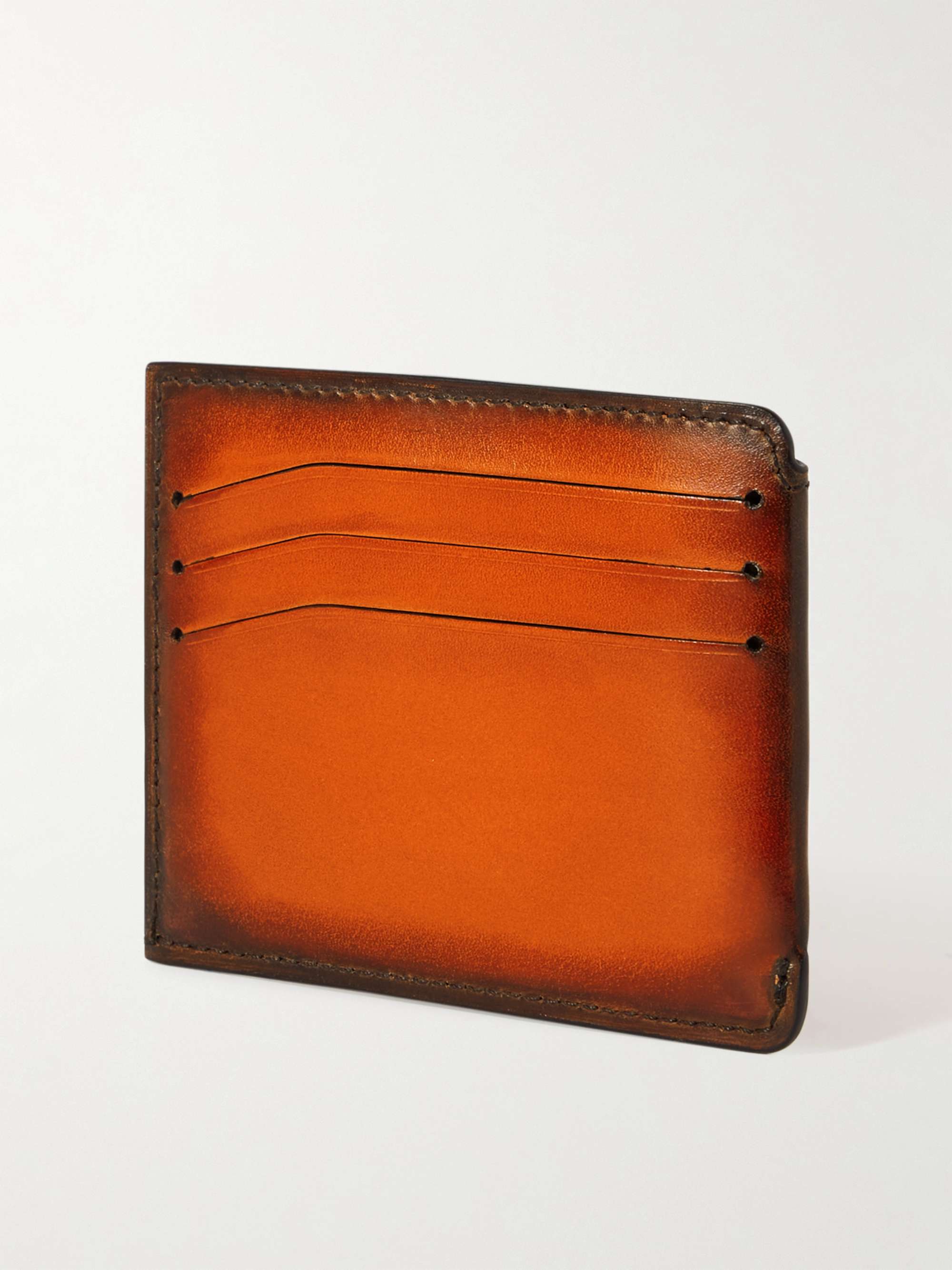 BERLUTI Scritto Venezia Leather Cardholder