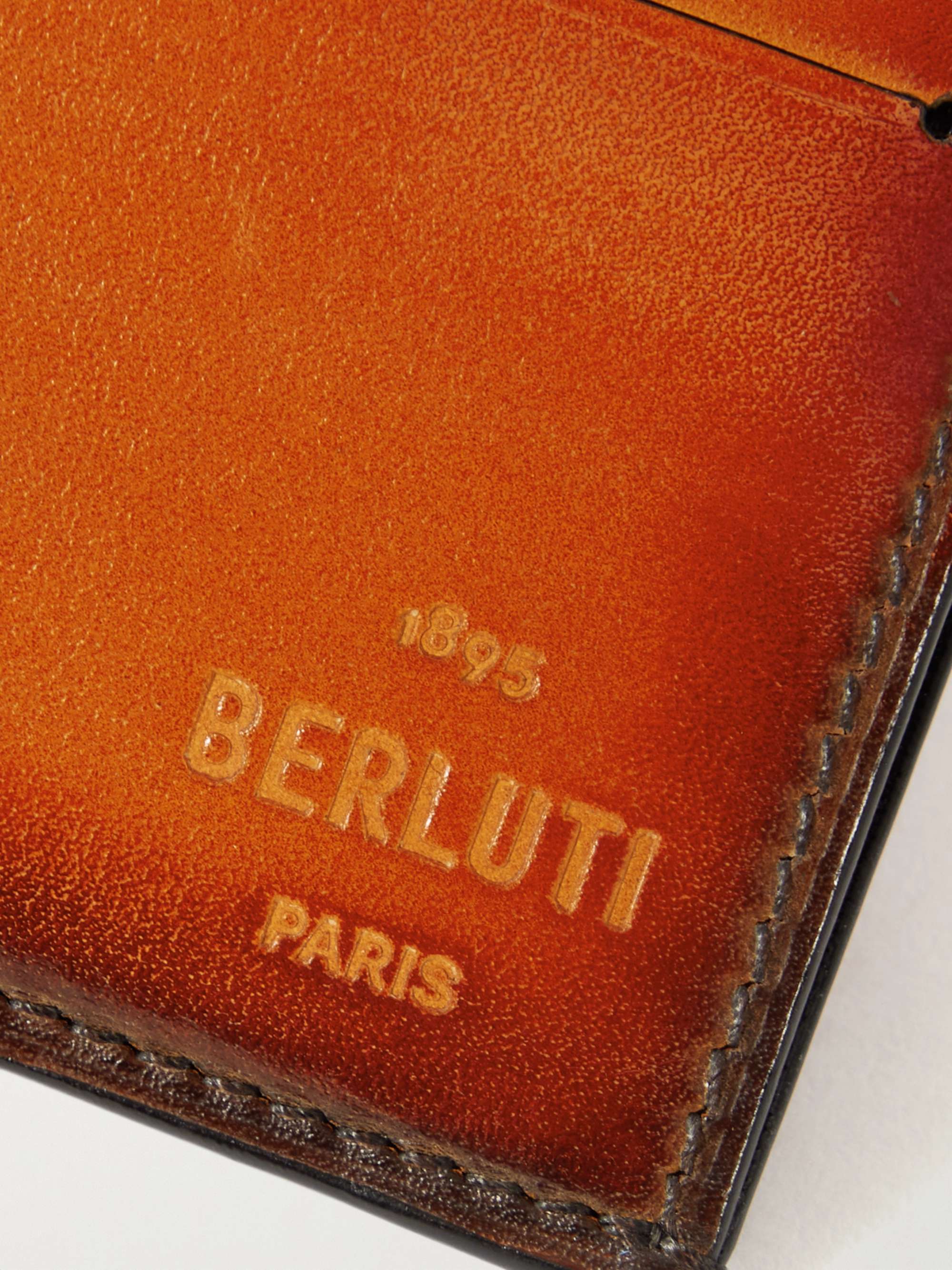 BERLUTI Scritto Venezia Leather Cardholder