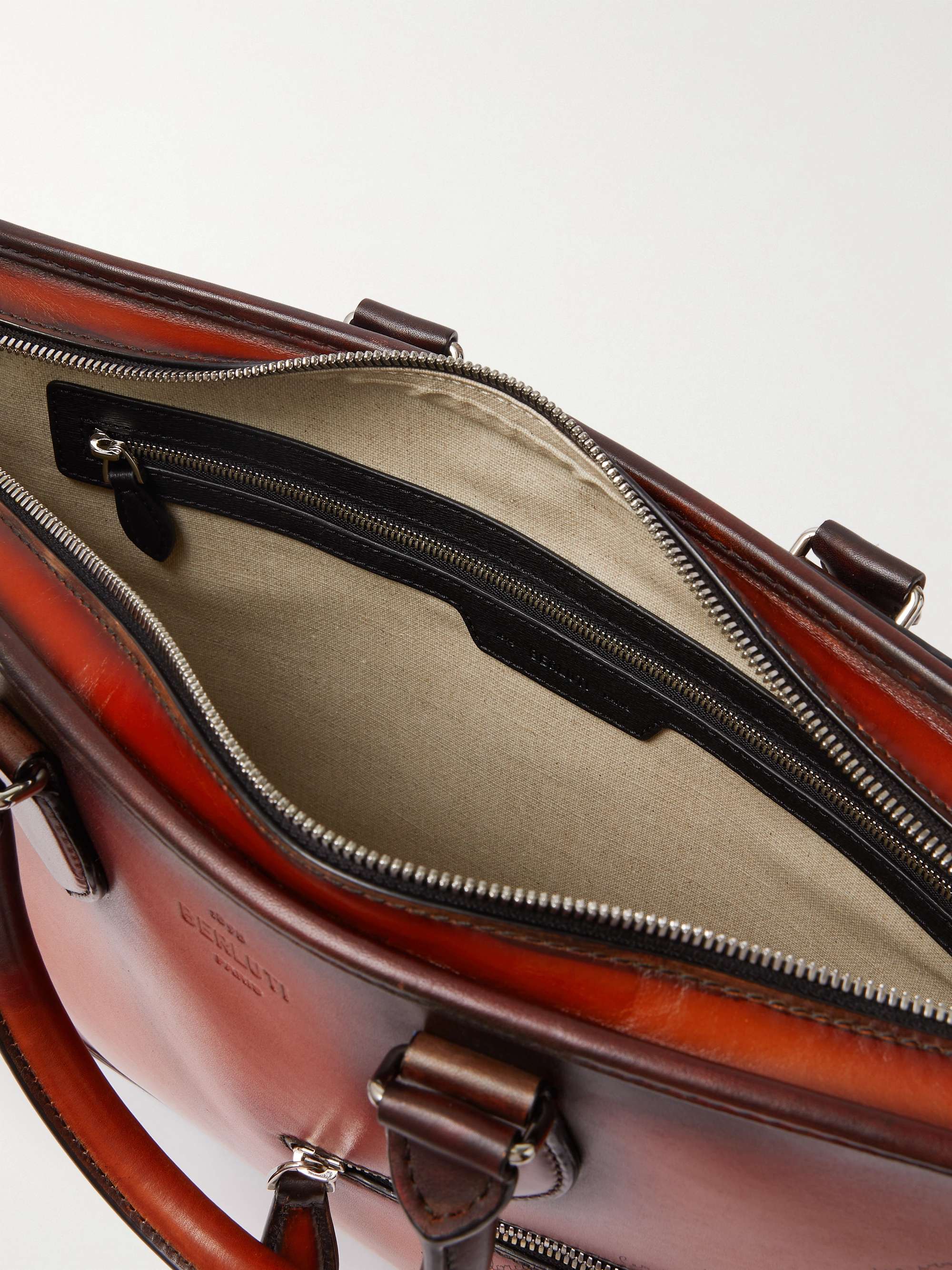 BERLUTI Scritto Venezia Leather Briefcase