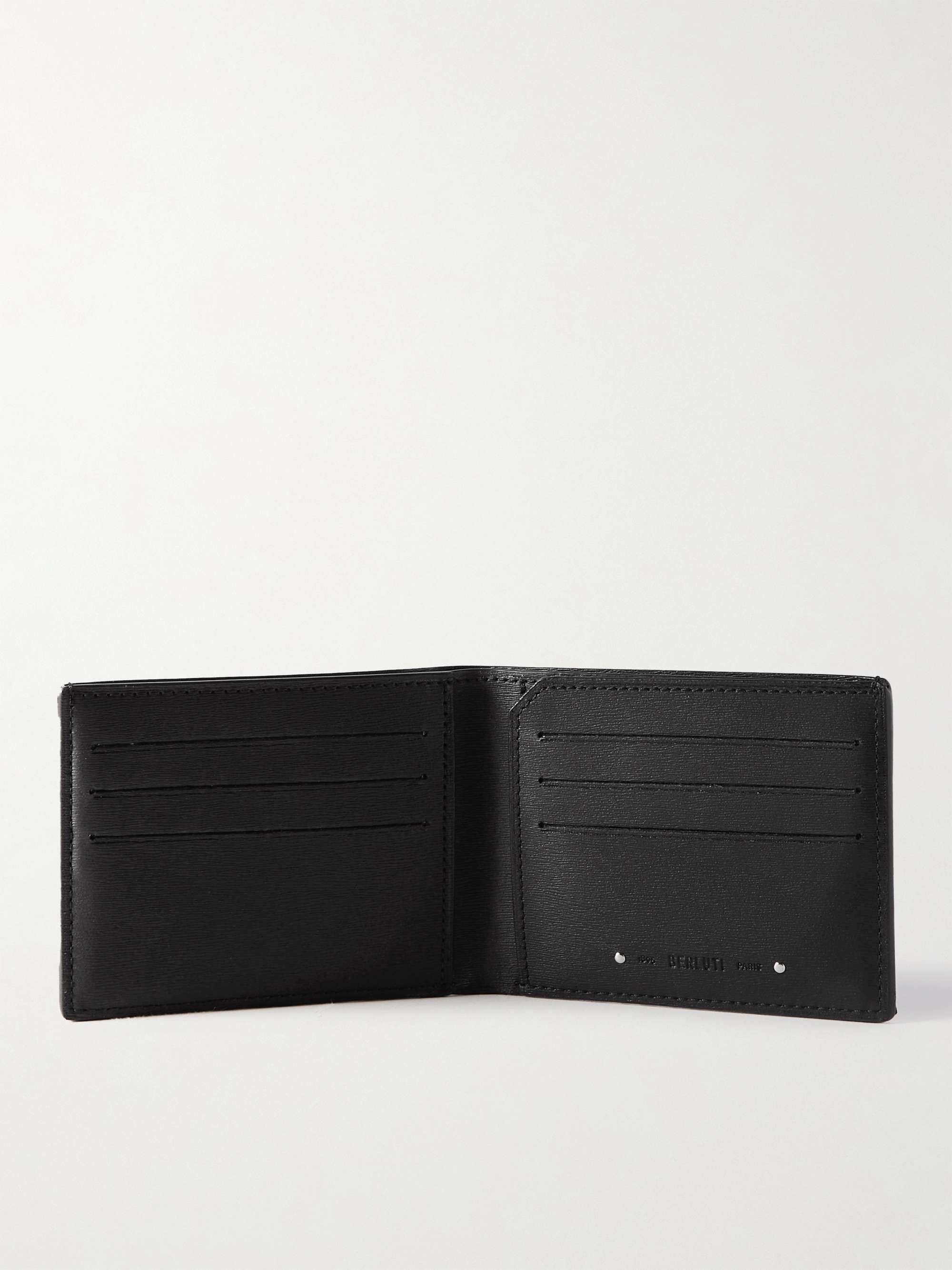 BERLUTI Logo-Dembossed Leather Billfold Wallet