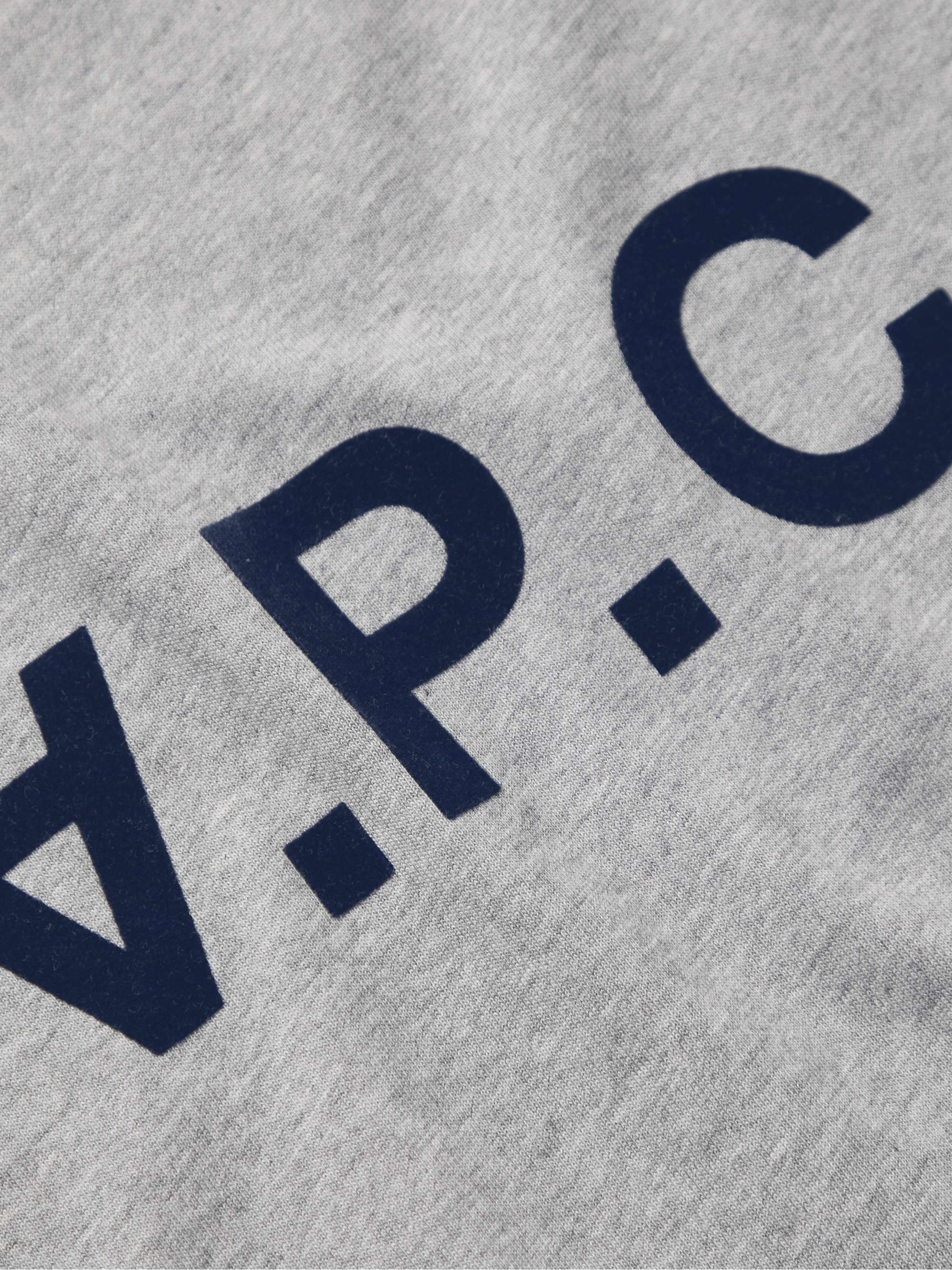 A.P.C. Logo-Flocked Cotton-Jersey T-Shirt