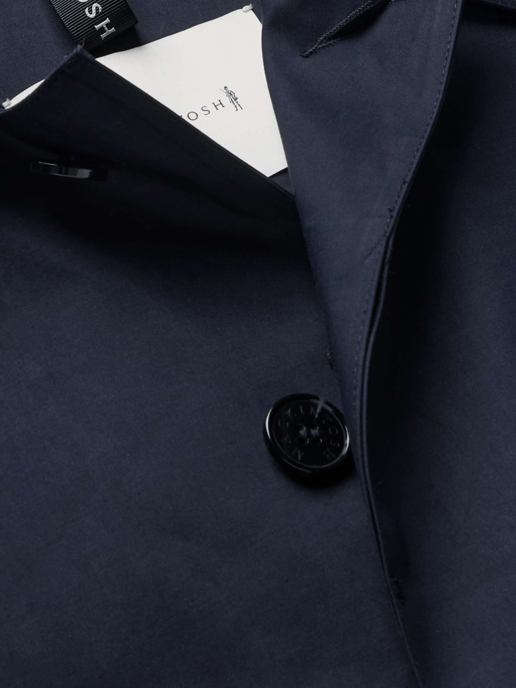 MACKINTOSH Oxford Bonded Cotton Trench Coat