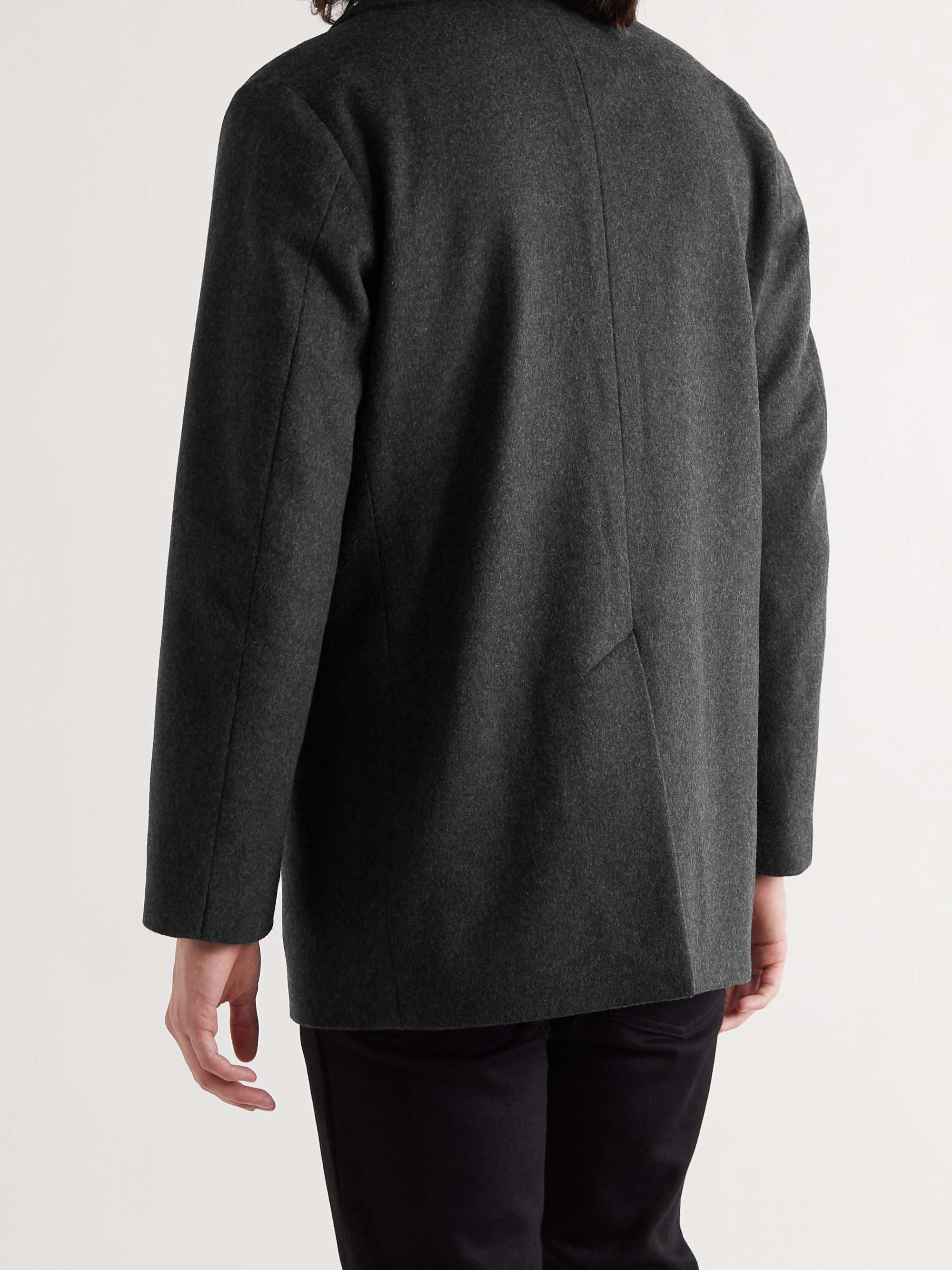 MACKINTOSH Dalton Wool and Cashmere-Blend Peacoat