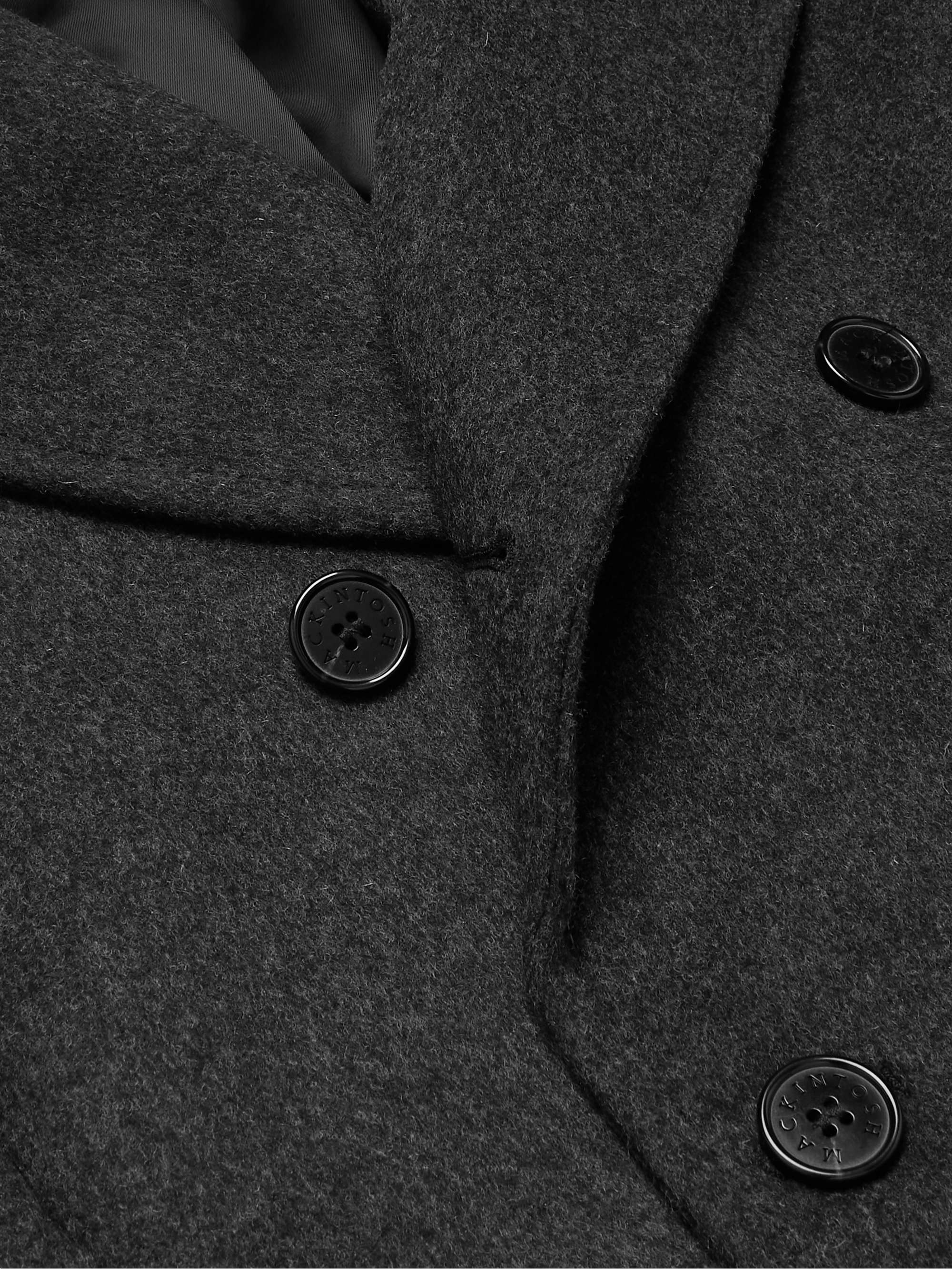 MACKINTOSH Dalton Wool and Cashmere-Blend Peacoat