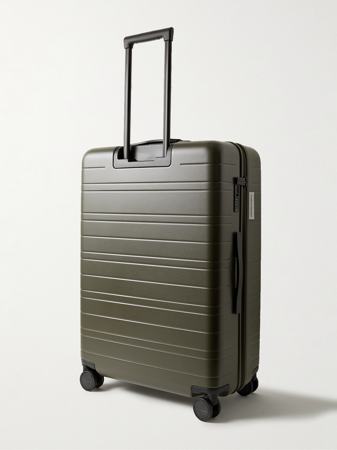 Shop Horizn Studios H7 Essential 77cm Polycarbonate Suitcase In Green