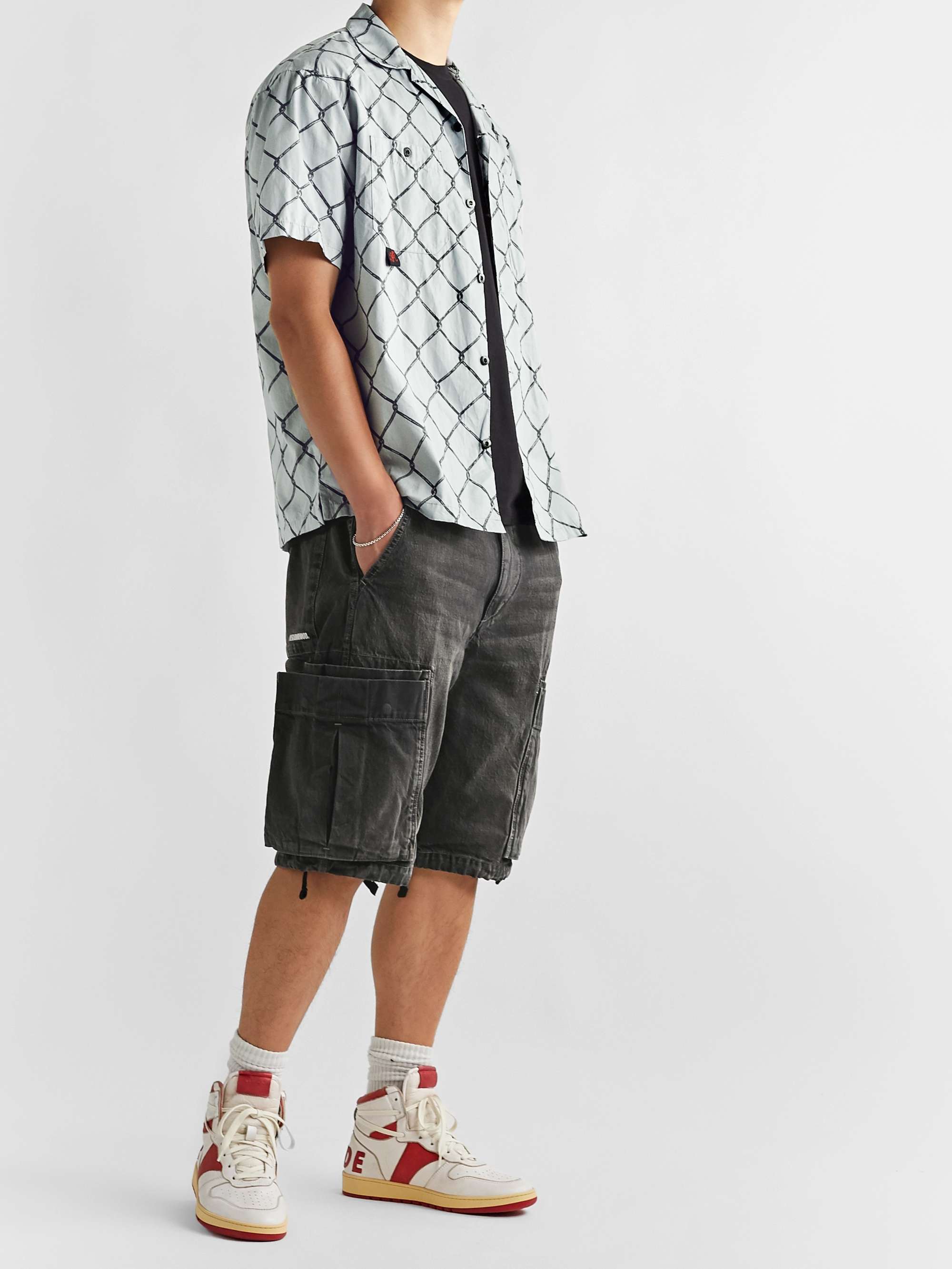 NEIGHBORHOOD + Gramicci Camp-Collar Printed Cotton Shirt