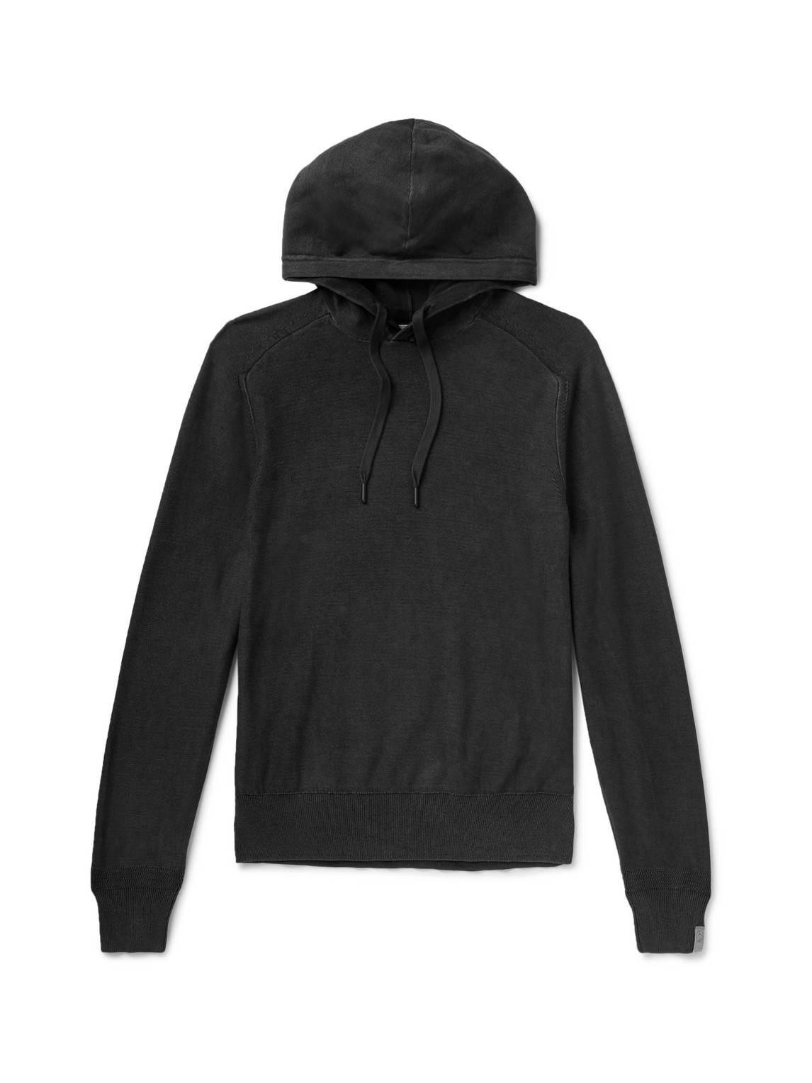 Rag & Bone Lance Slim-fit Cotton-jersey Hoodie In Gray