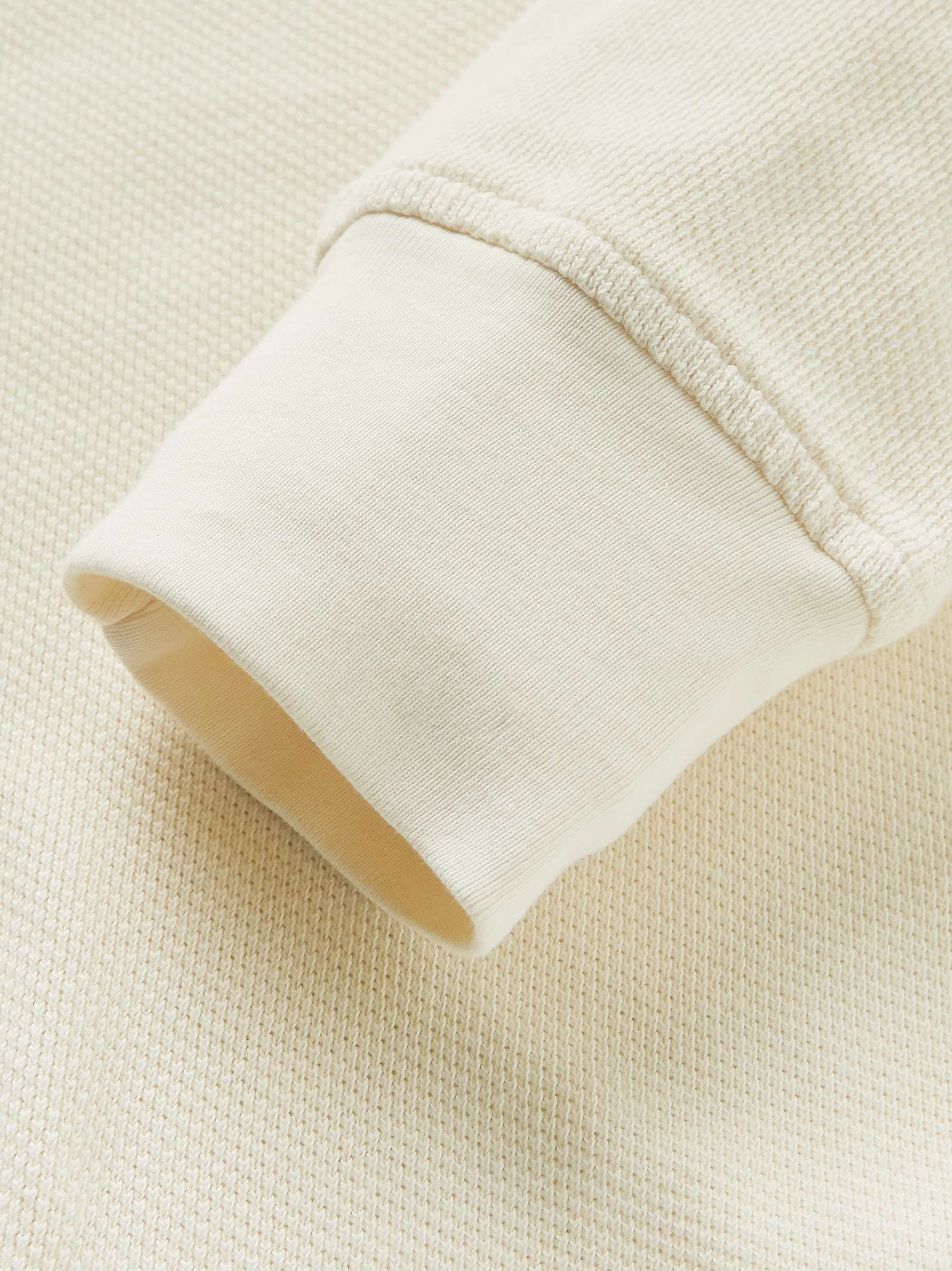 RAG & BONE Baron Honeycomb-Knit Cotton Henley T-Shirt