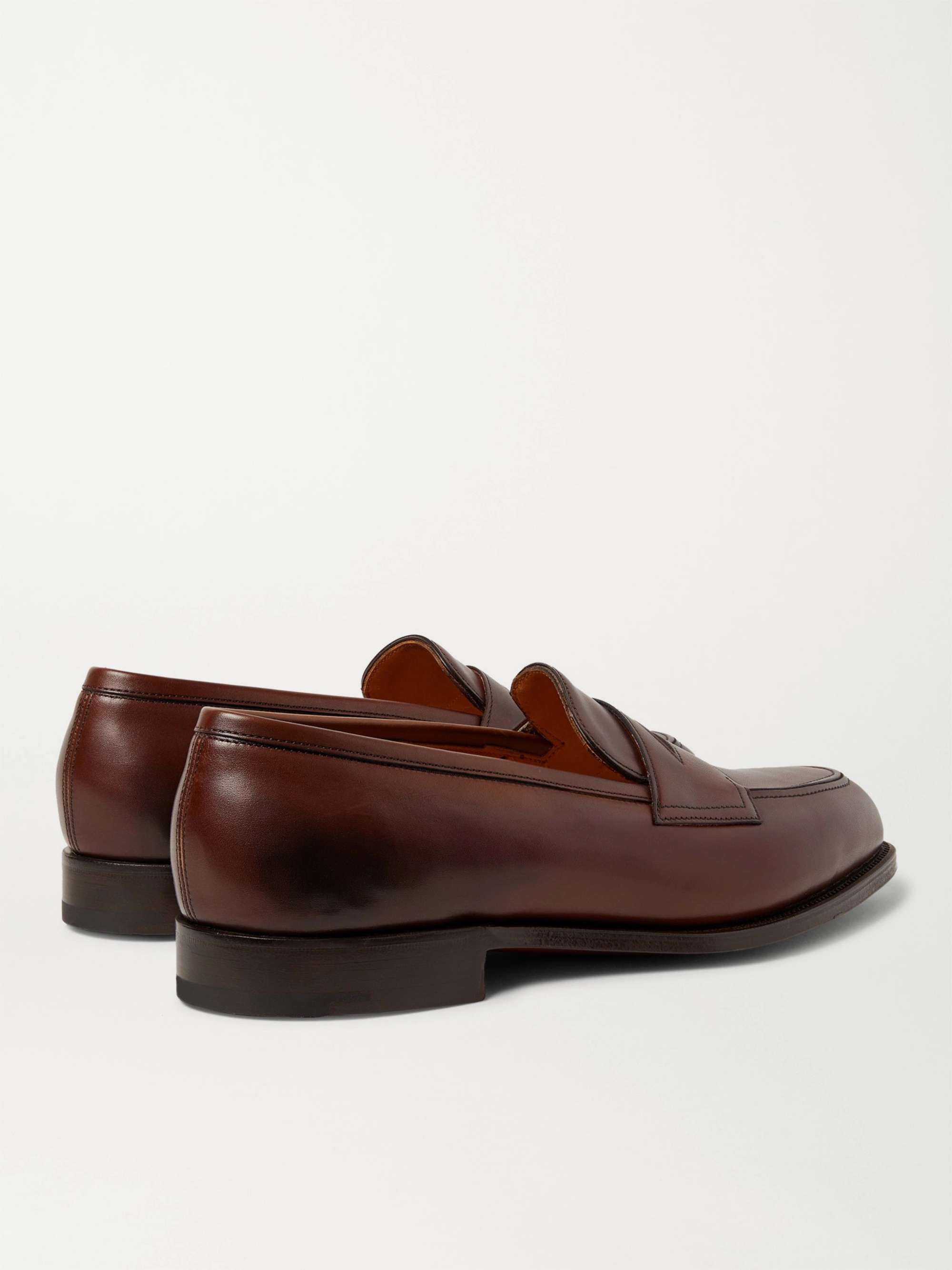EDWARD GREEN Piccadilly Leather Penny Loafers