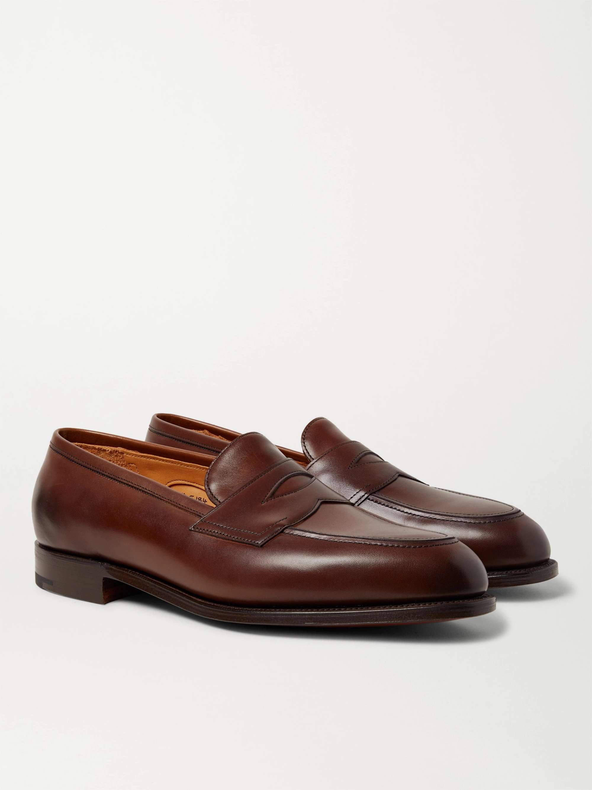 EDWARD GREEN Piccadilly Leather Penny Loafers