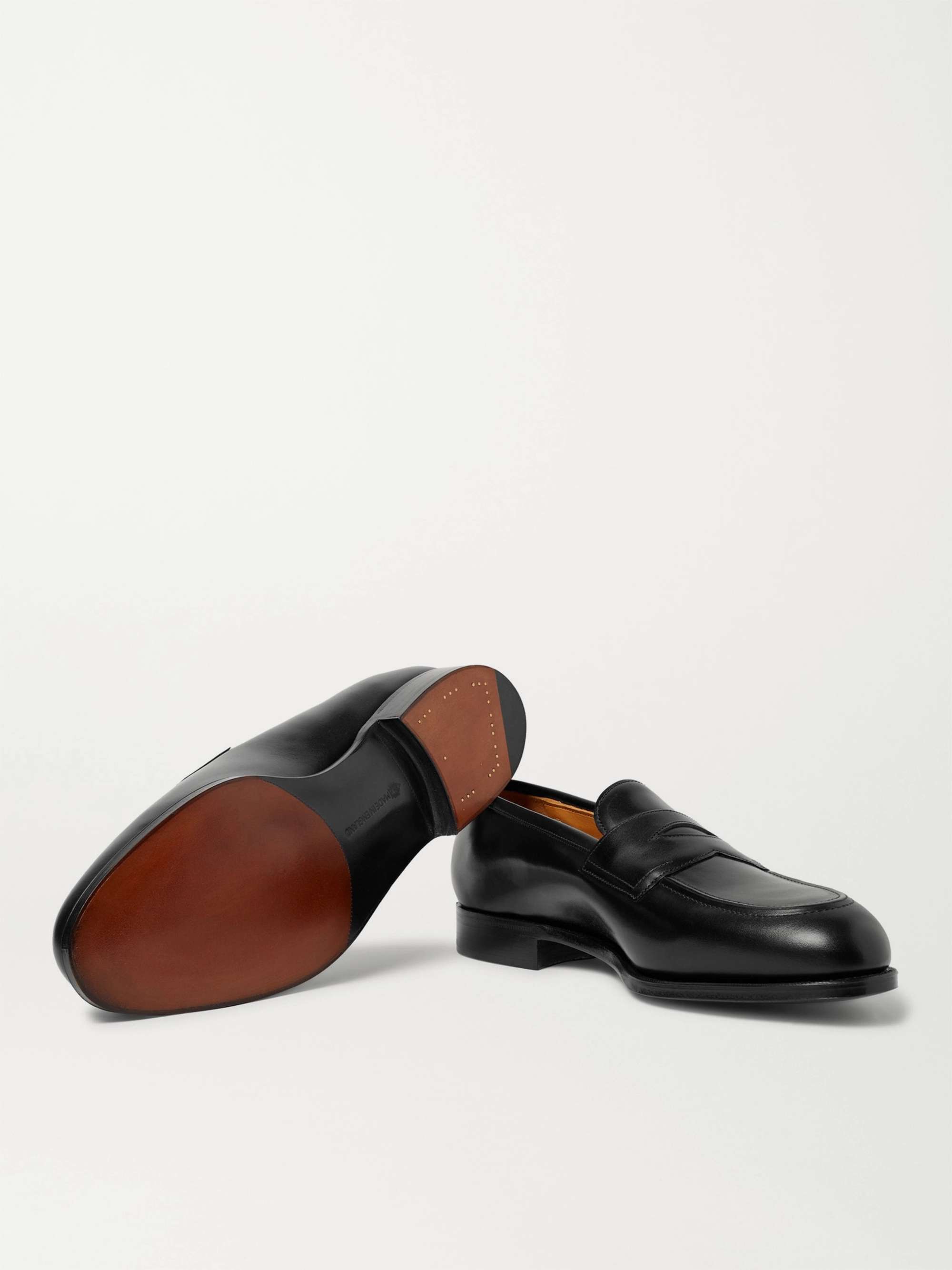 EDWARD GREEN Piccadilly Leather Penny Loafers