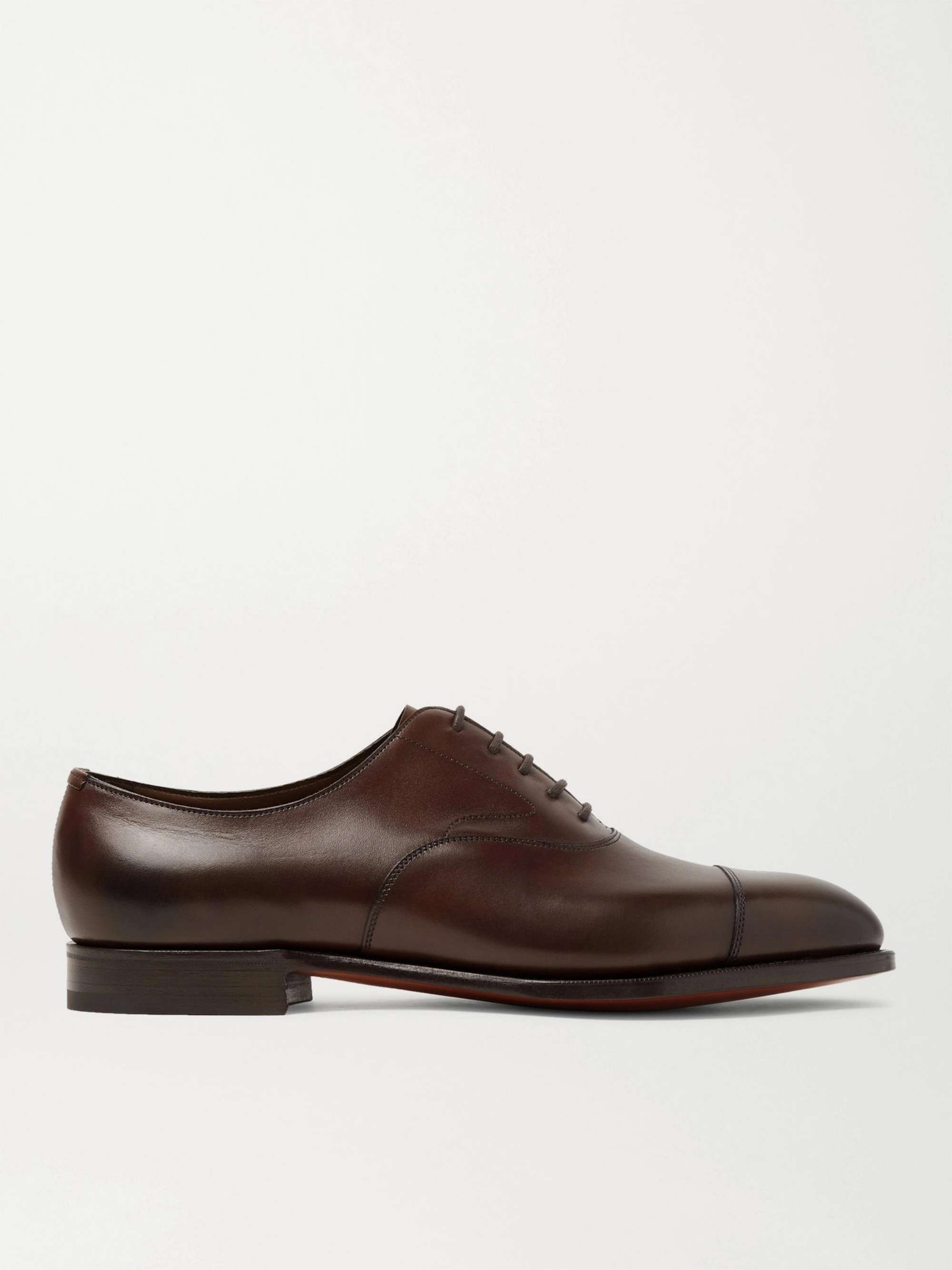 Cap Toe Chestnut Brown Leather / 10