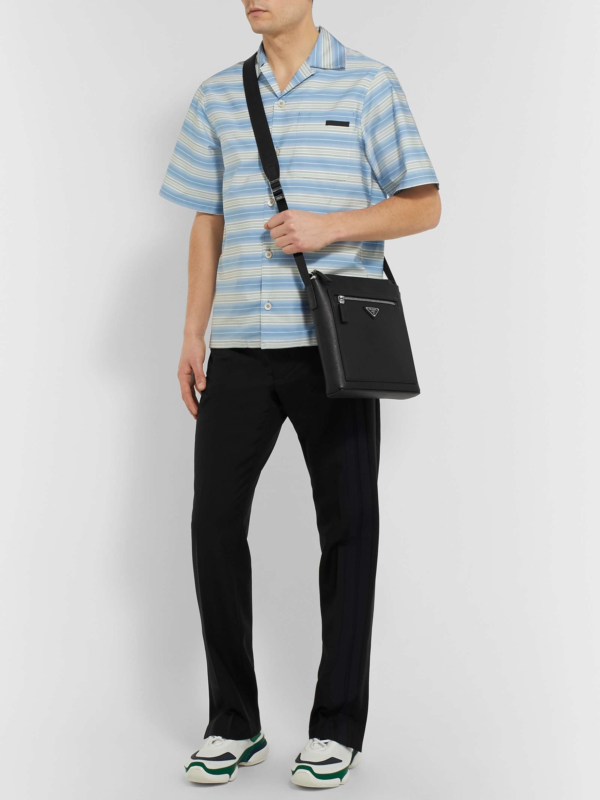 PRADA Saffiano Leather Messenger Bag