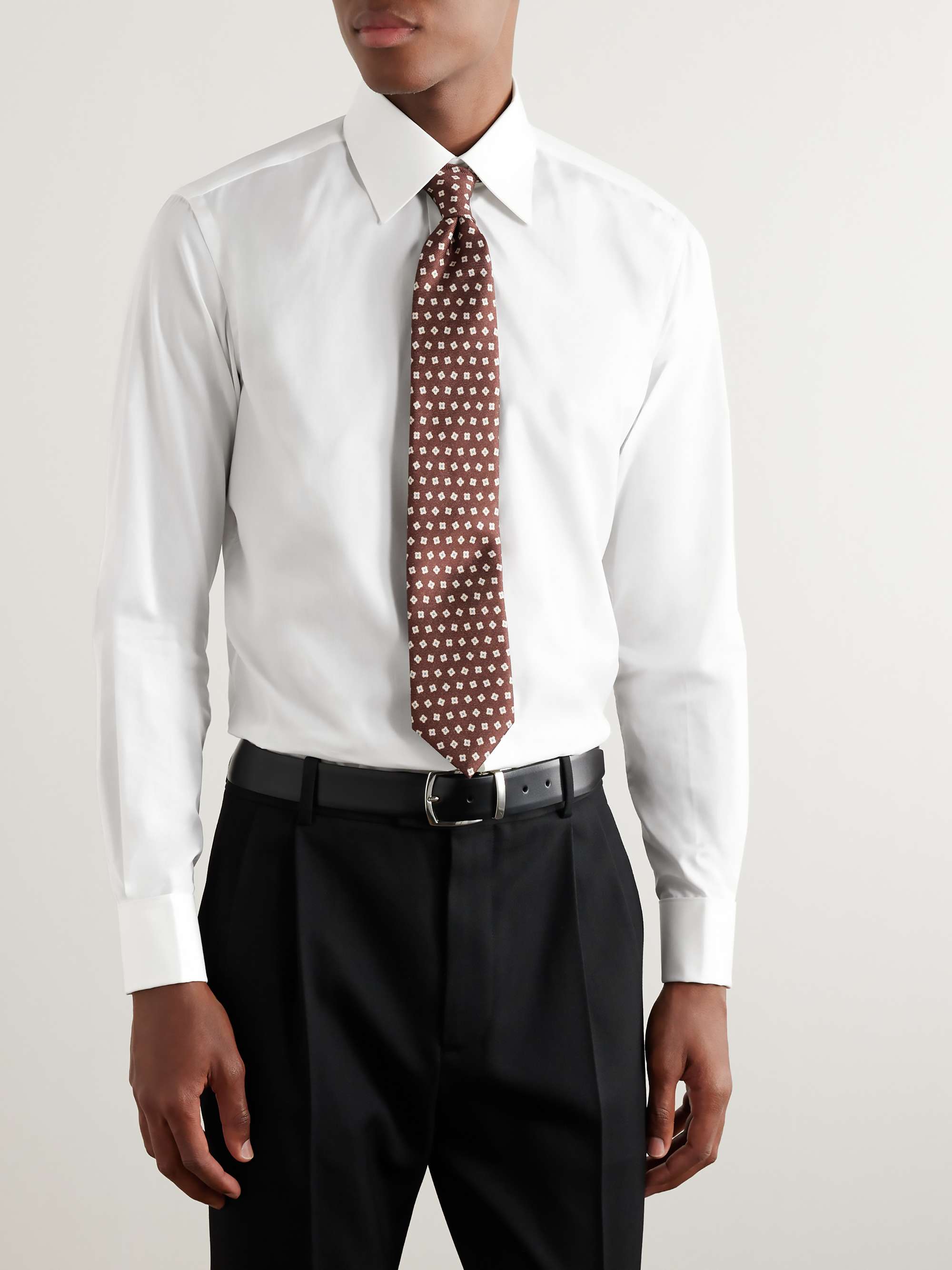 BRIONI Slim-Fit Cotton-Poplin Shirt