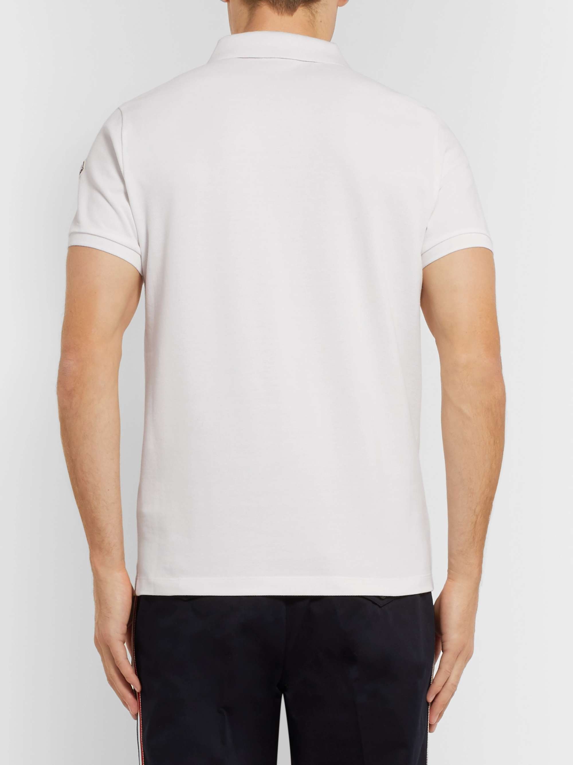 MONCLER Cotton-Piqué Polo Shirt