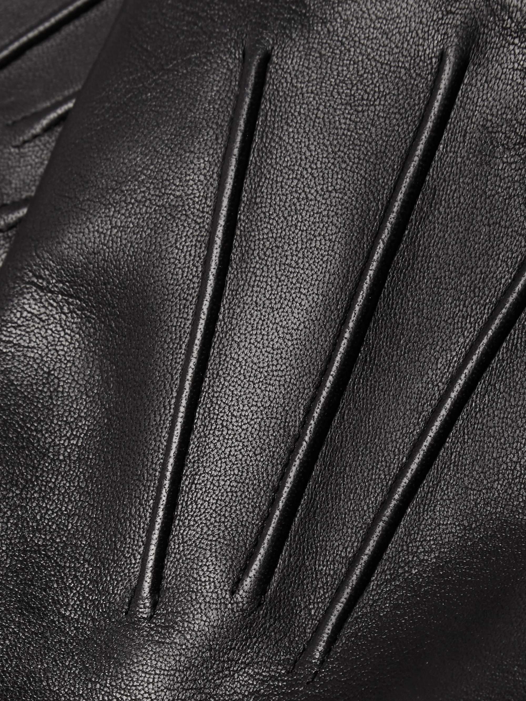 DENTS Bath Cashmere-Lined Leather Gloves
