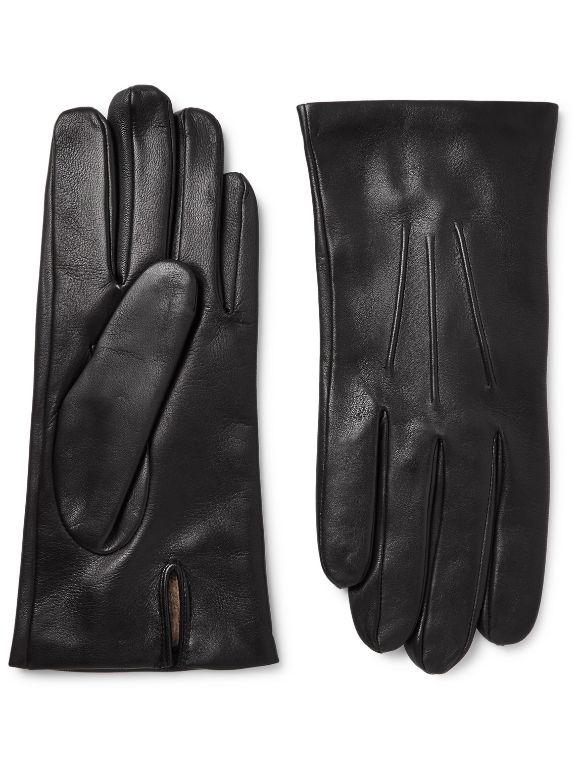 Bath Cashmere-Lined Leather Gloves