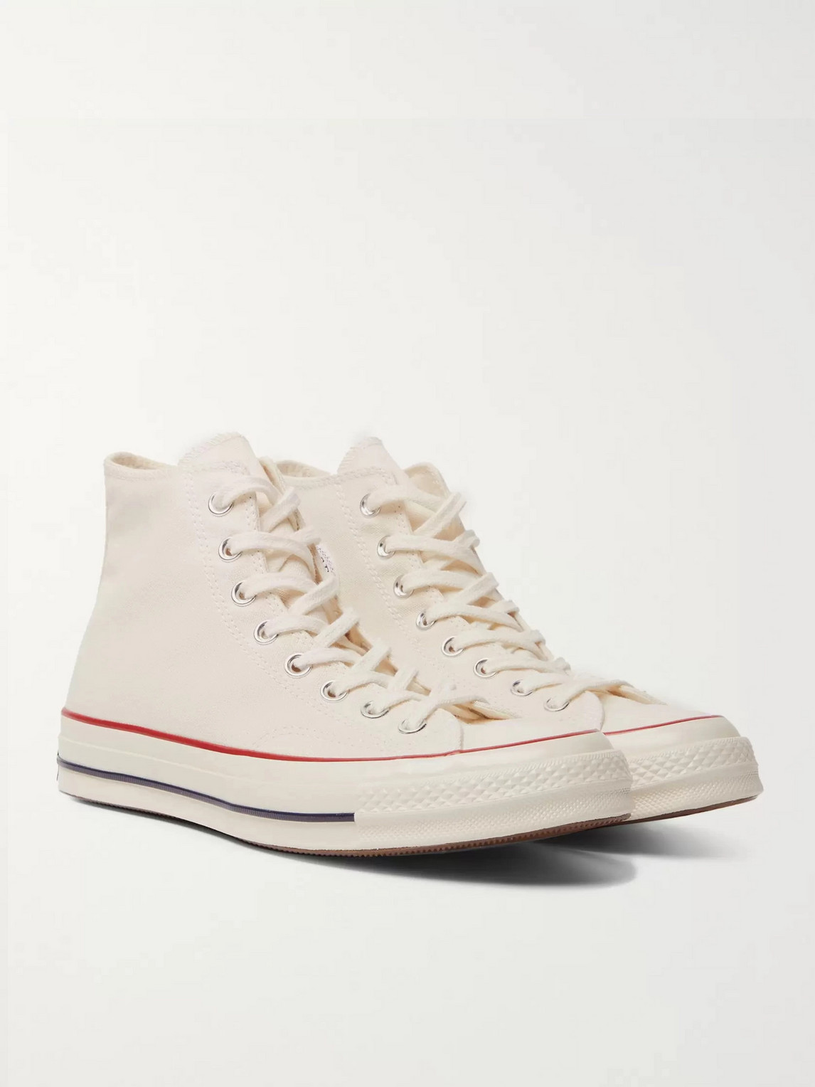 Shop Converse Chuck 70 Canvas High-top Sneakers In White