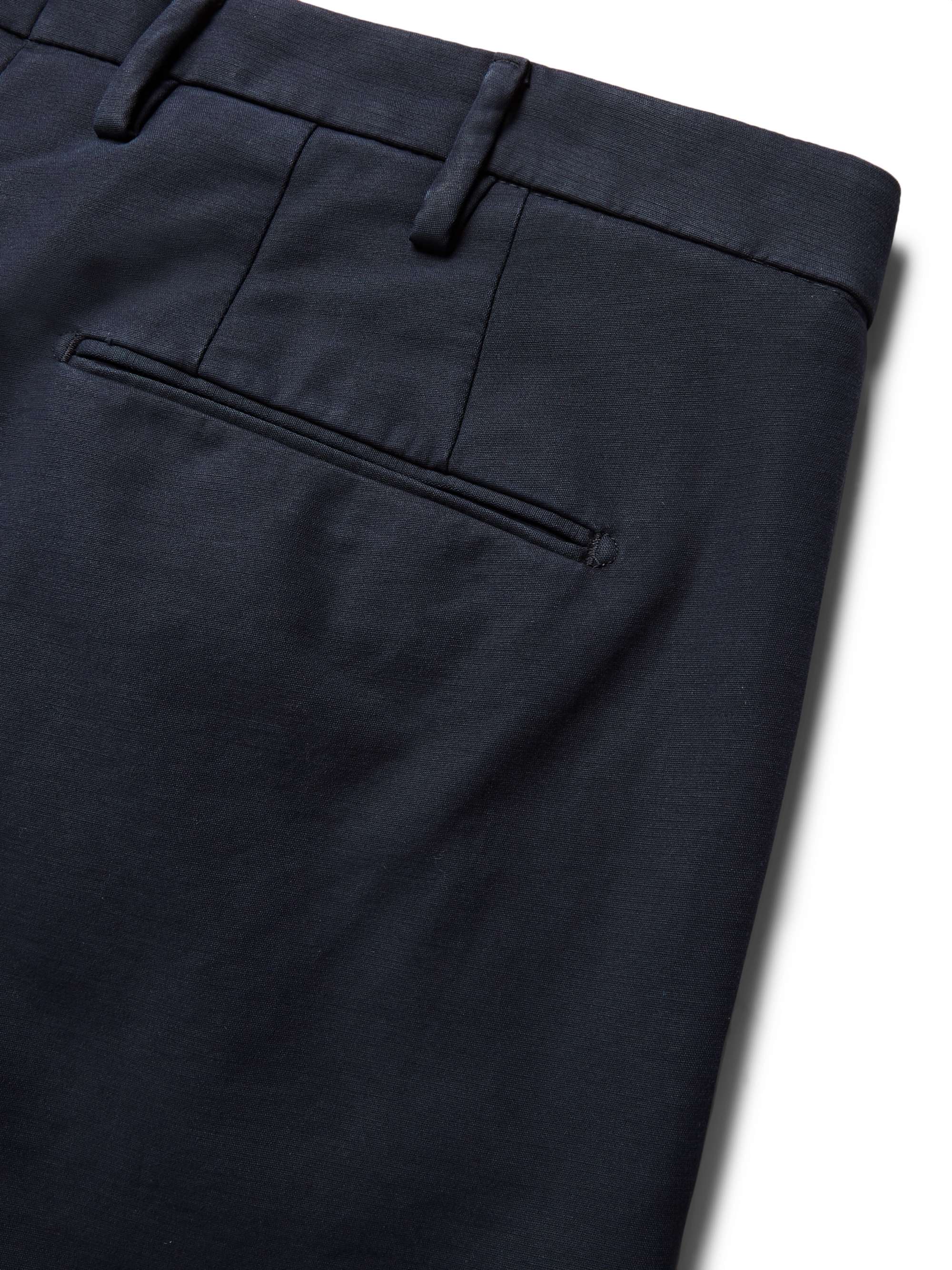 BOGLIOLI Tapered Stretch-Cotton Ottoman Trousers