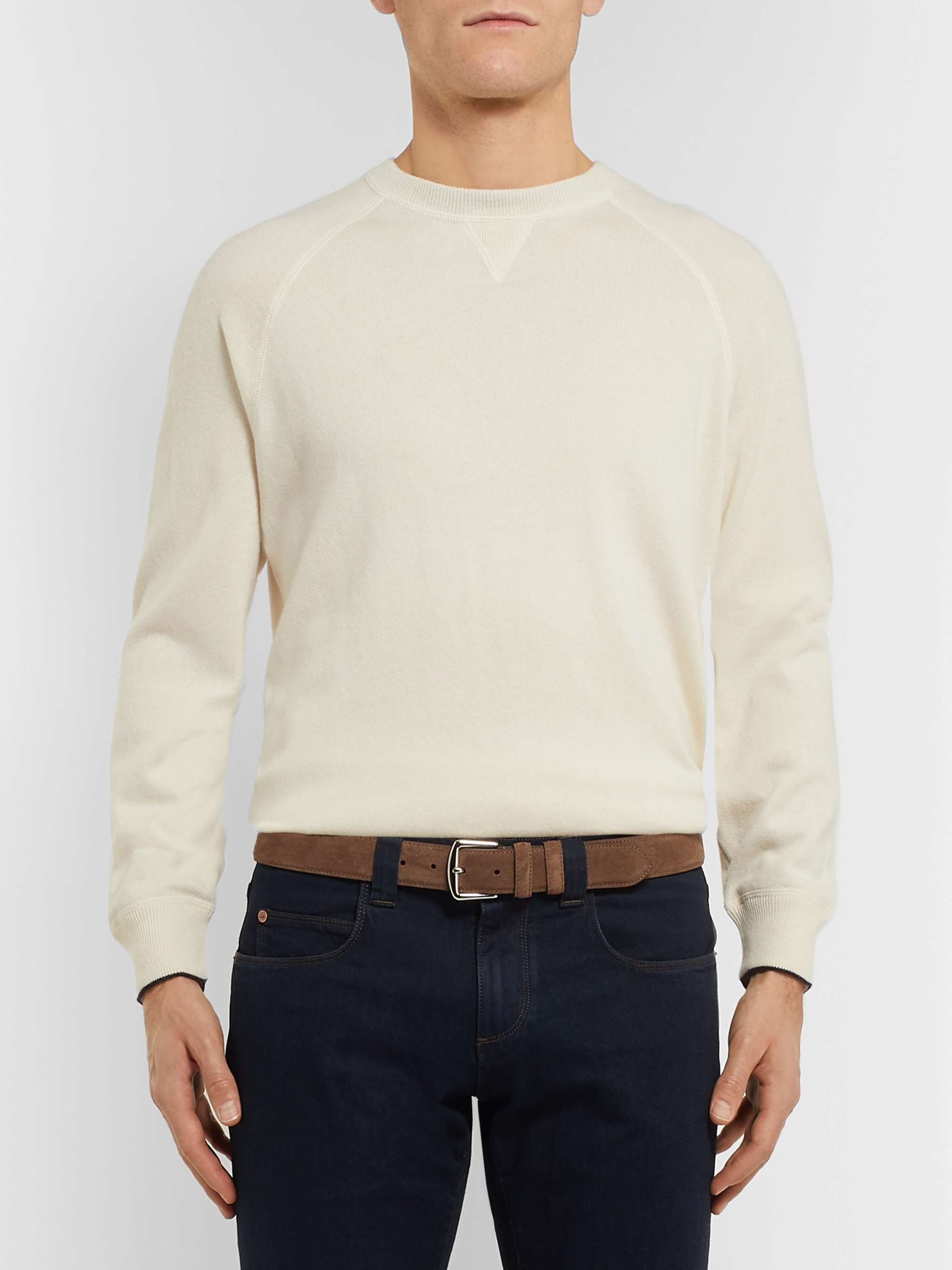 LORO PIANA 3.5cm Suede Belt