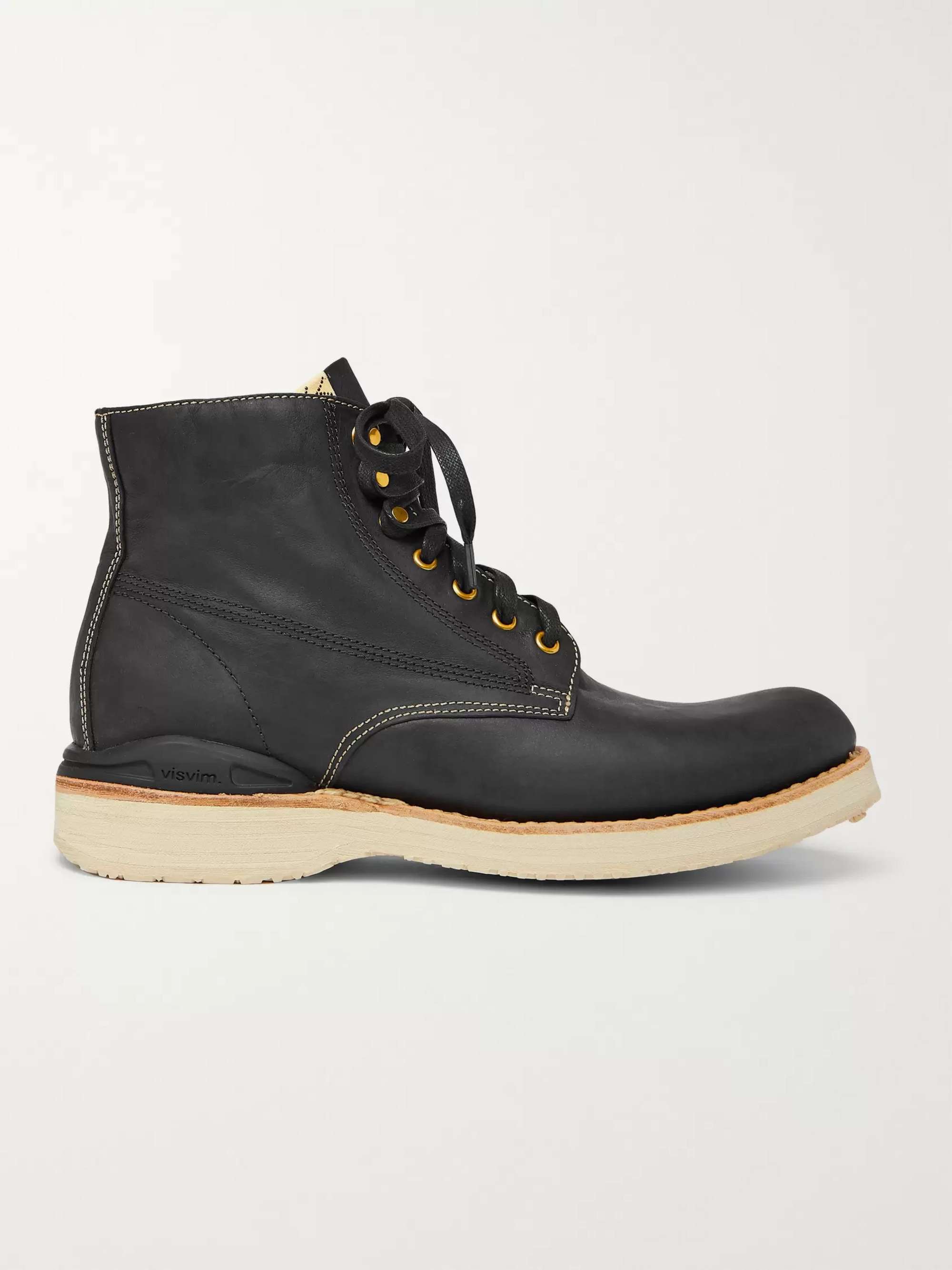 VISVIM Virgil Distressed Leather Boots