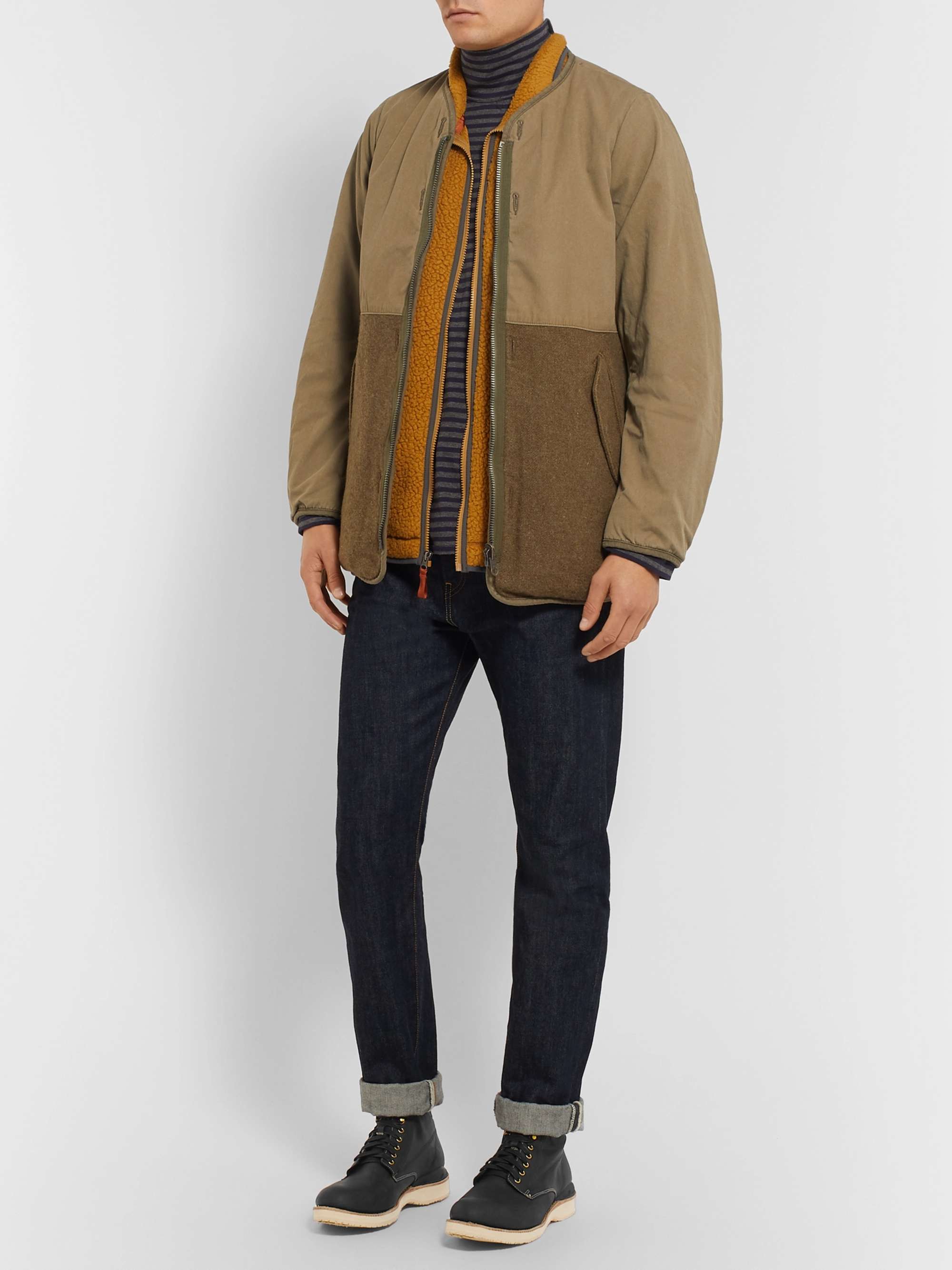 VISVIM Virgil Distressed Leather Boots