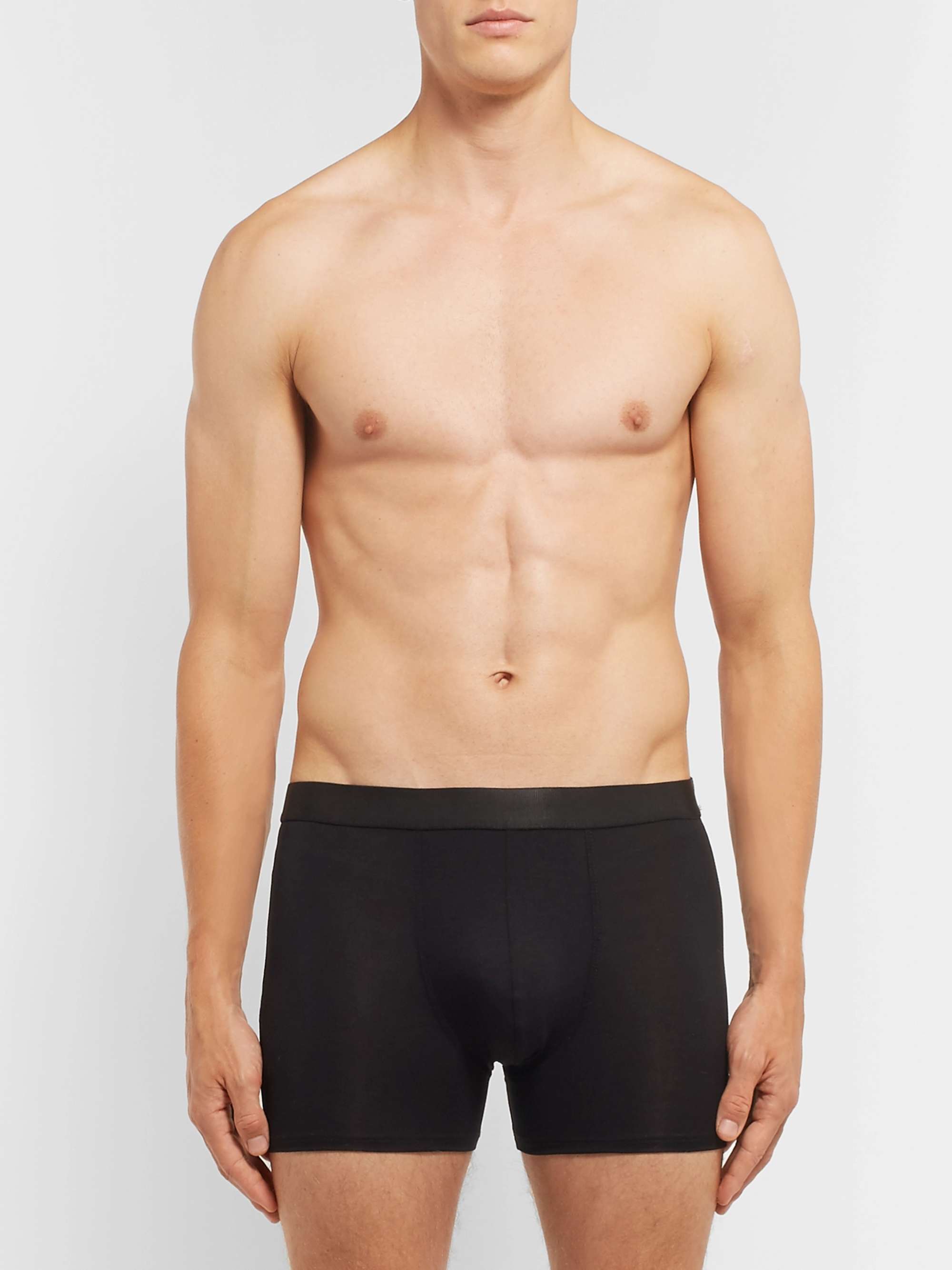 CDLP Three-Pack Stretch-Lyocell Boxer Briefs