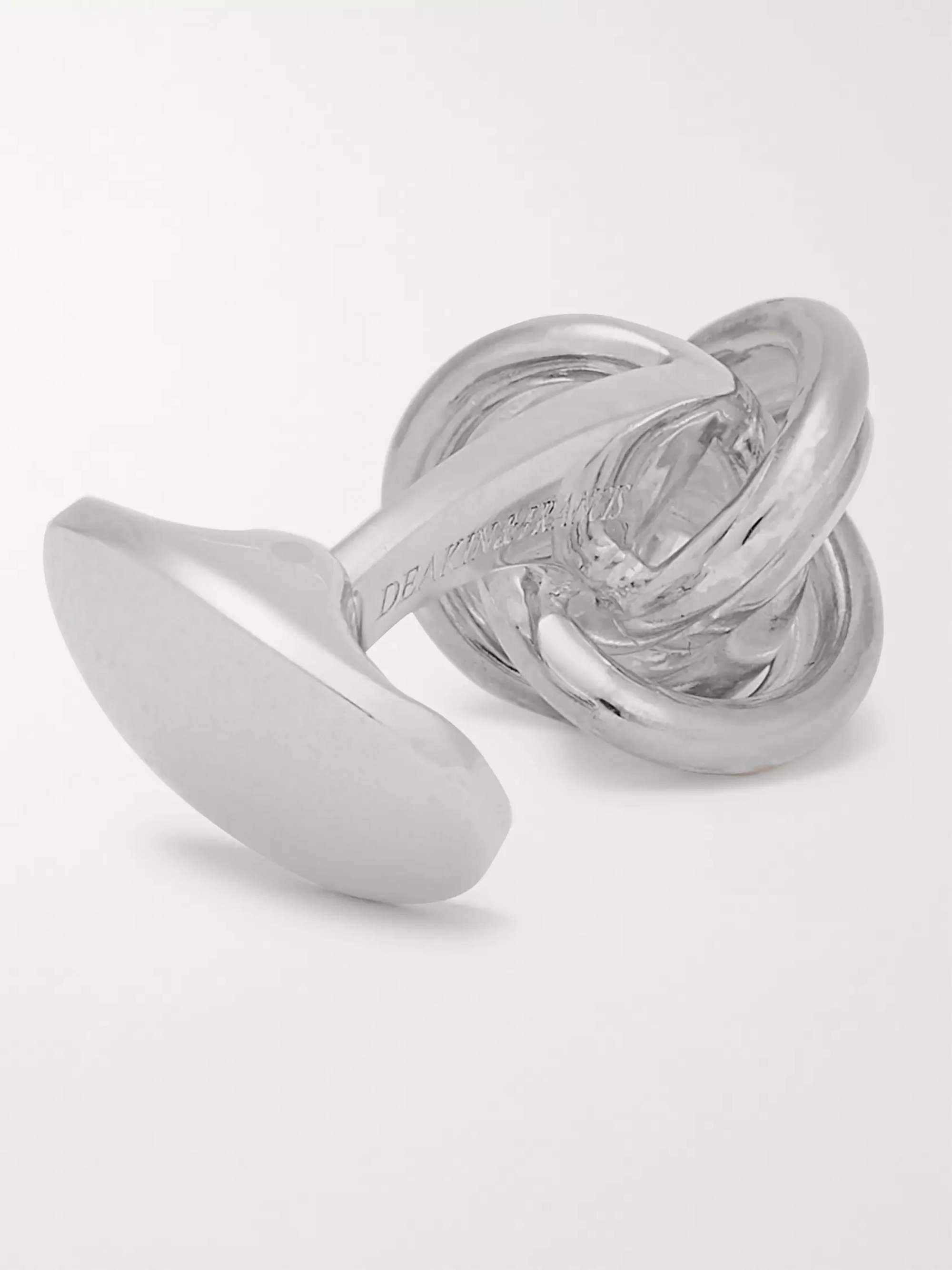 DEAKIN & FRANCIS Knot Sterling Silver Cufflinks