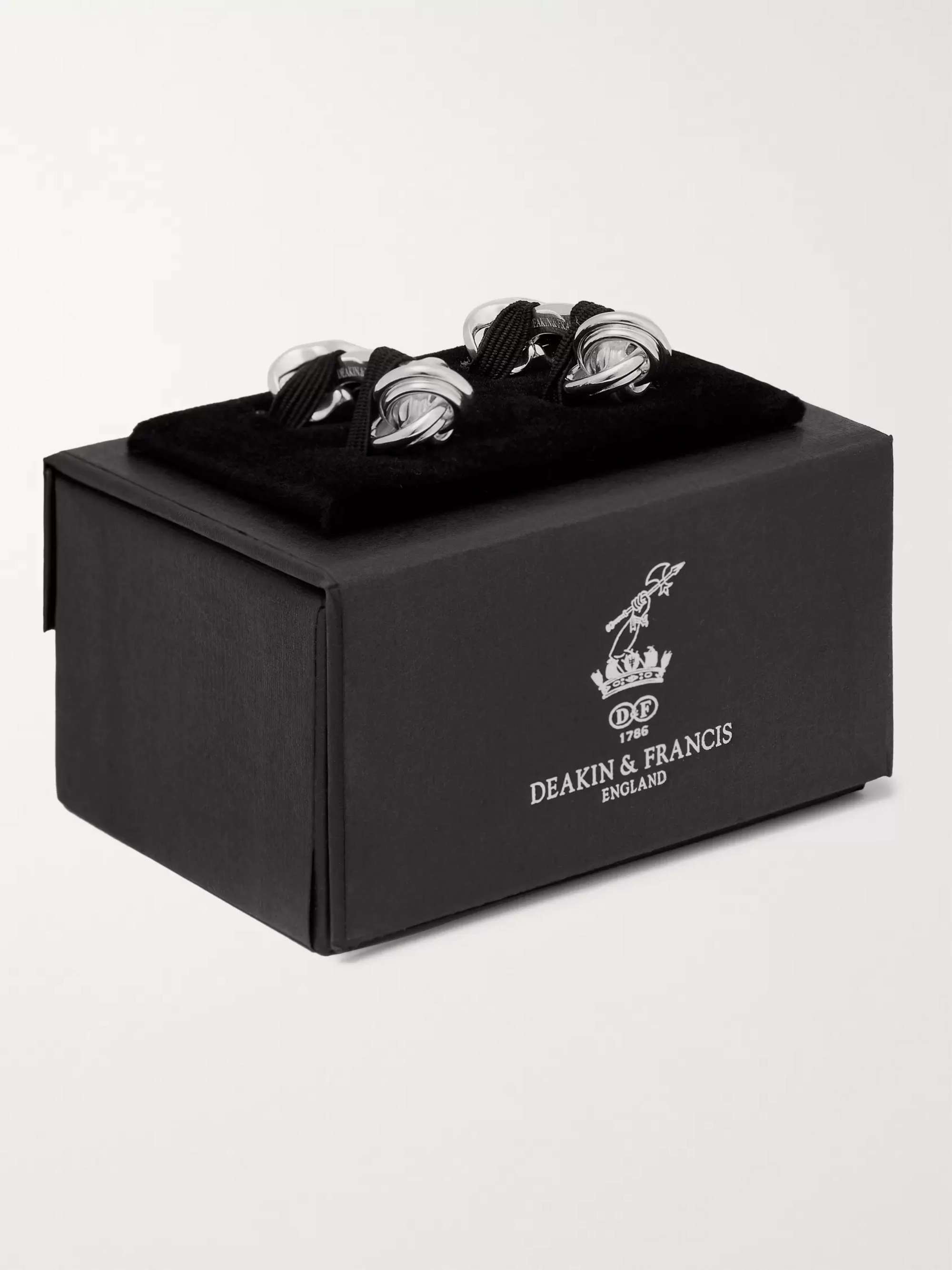 DEAKIN & FRANCIS Knot Sterling Silver Cufflinks