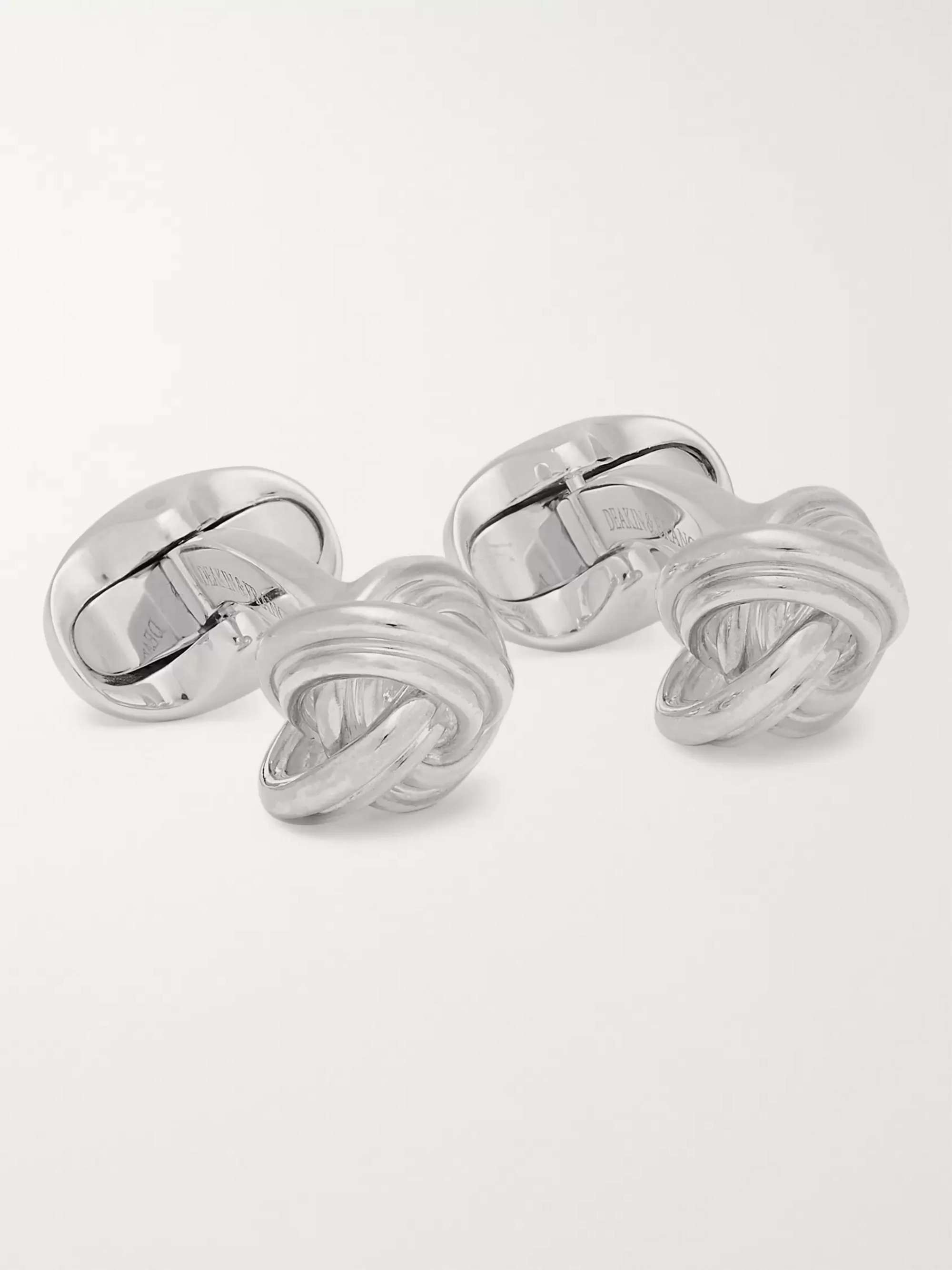 DEAKIN & FRANCIS Knot Sterling Silver Cufflinks