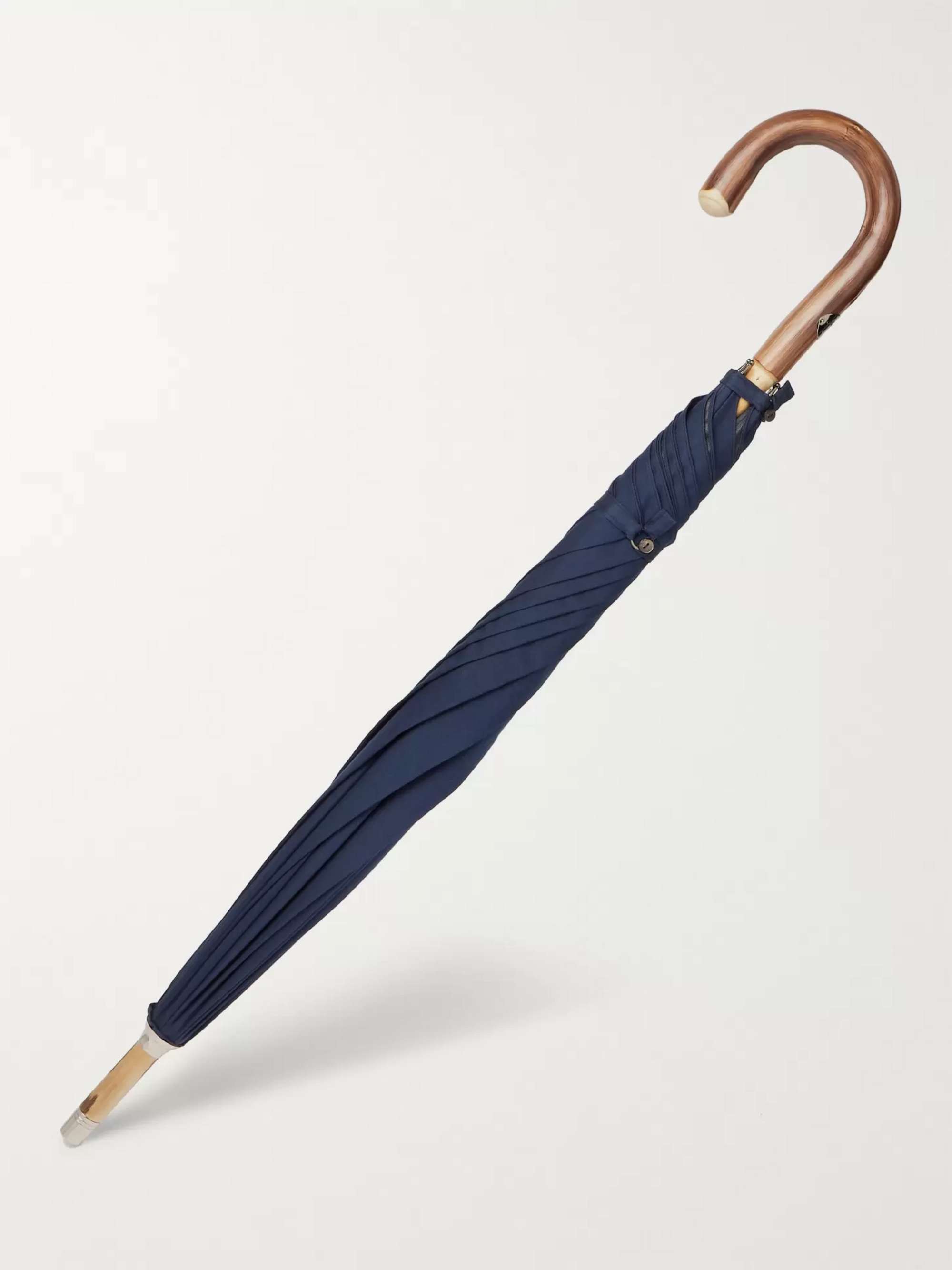 FRANCESCO MAGLIA Chestnut Wood-Handle Umbrella