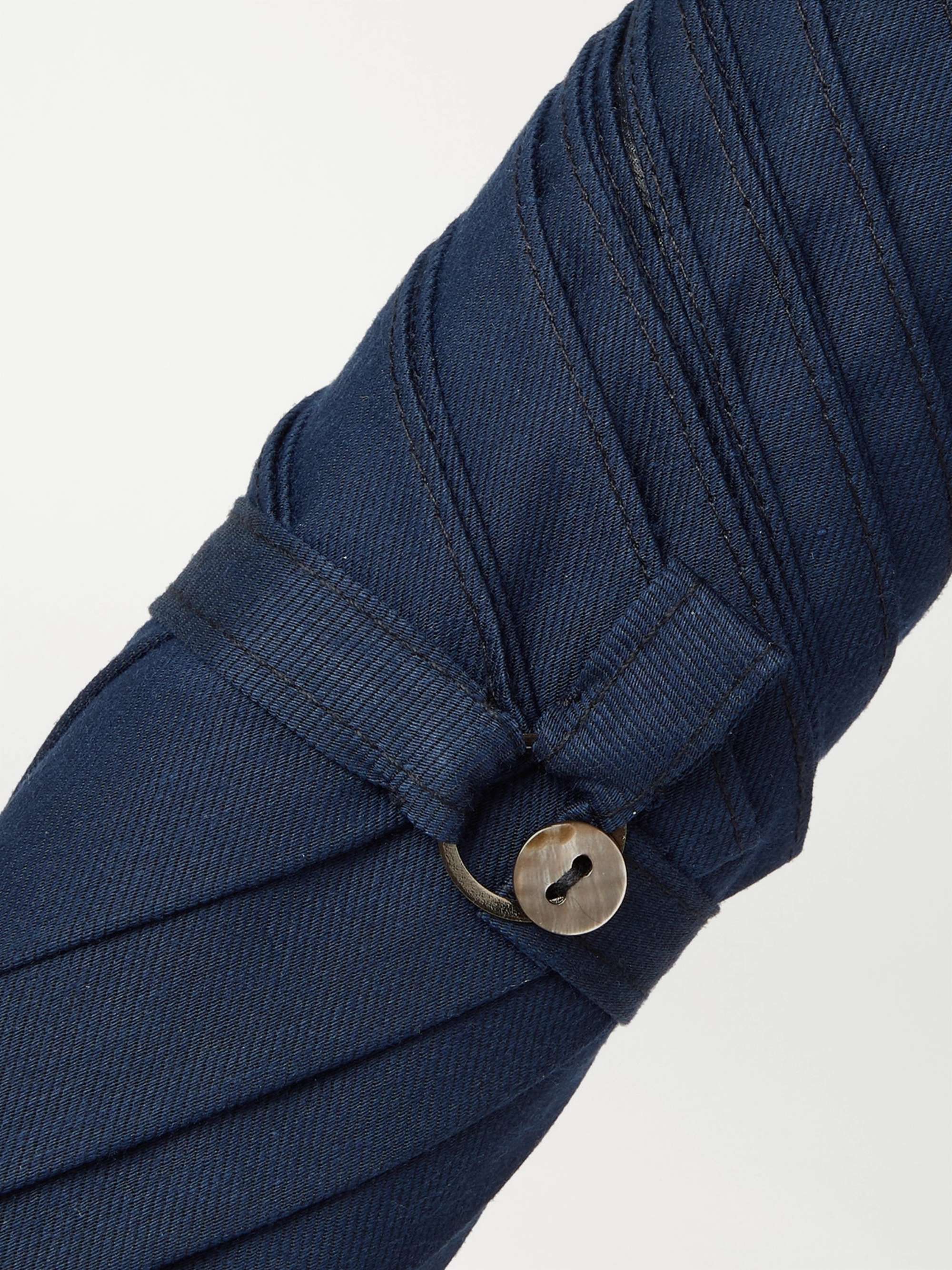 FRANCESCO MAGLIA Chestnut Wood-Handle Umbrella
