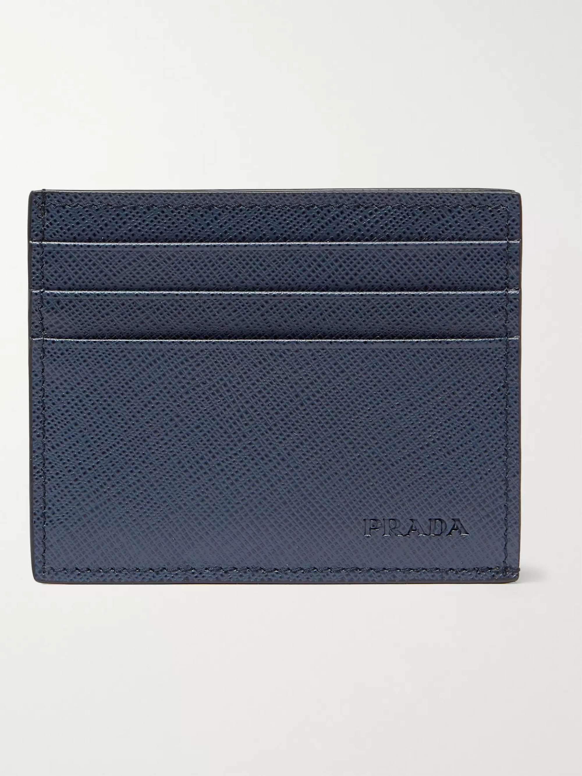 Prada Men's Saffiano Leather Card Holder