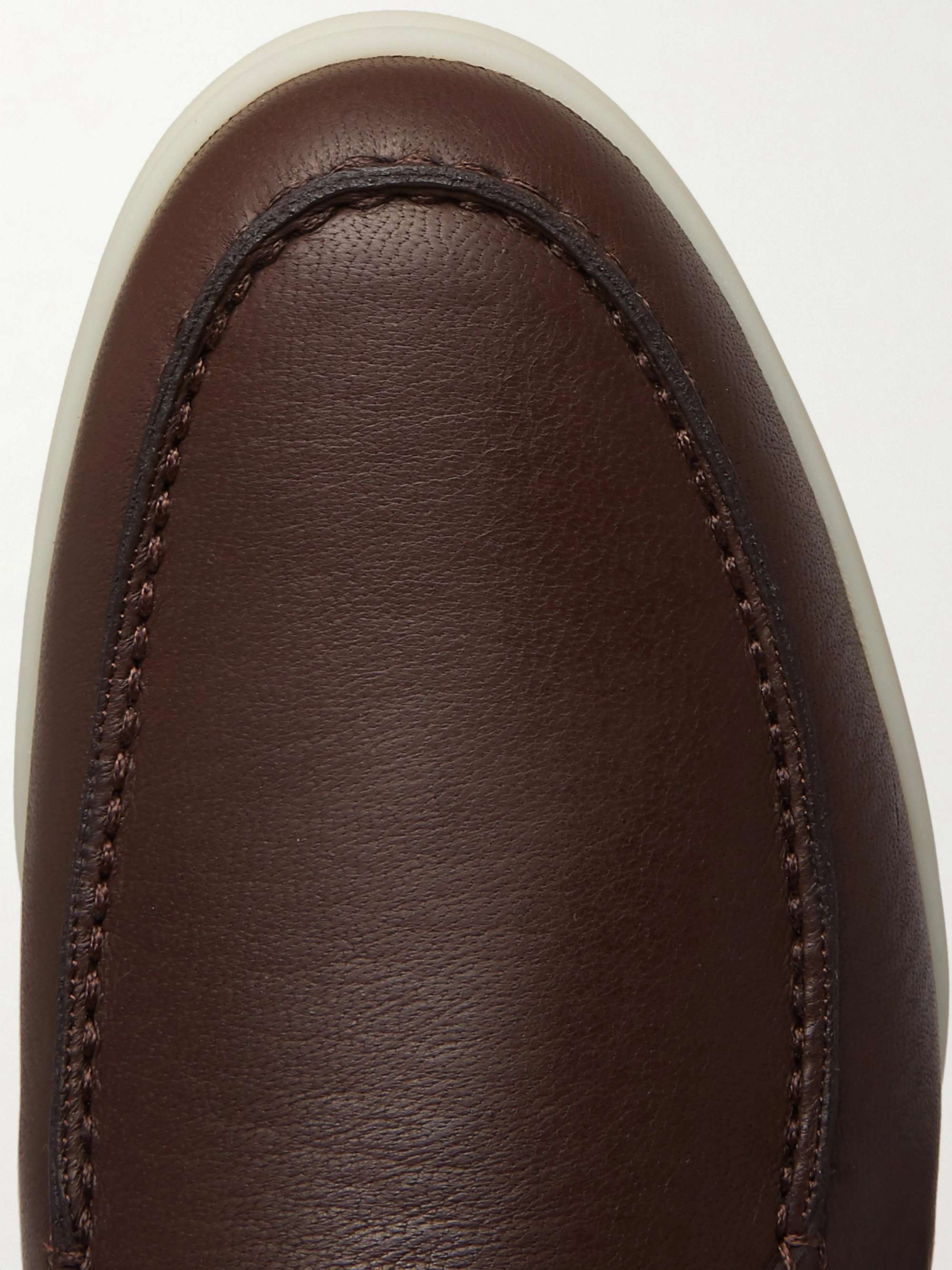 LORO PIANA Open Walk Full-Grain Leather Boots for Men | MR PORTER