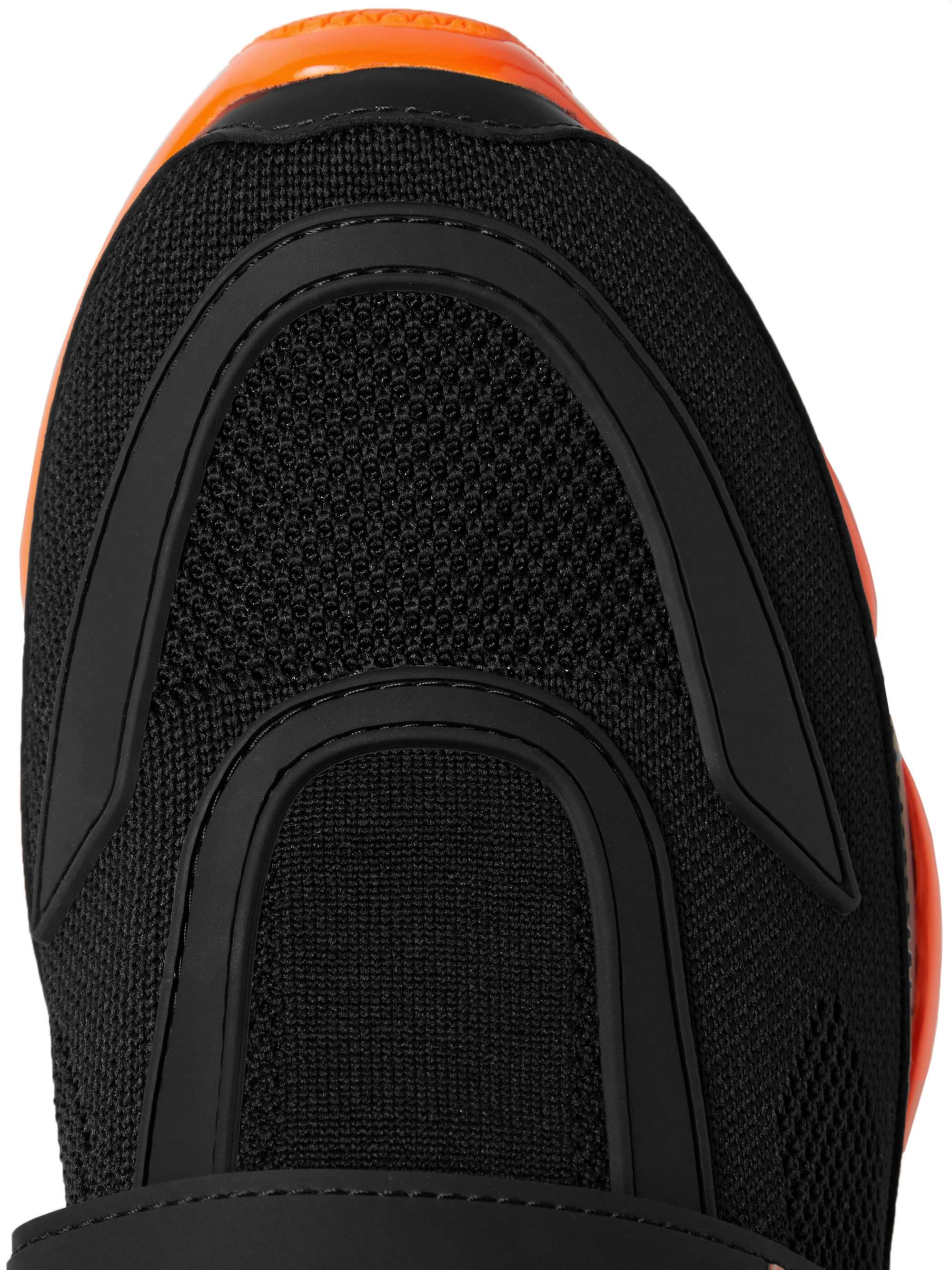 PRADA Cloudbust Mesh, Rubber and Leather Sneakers