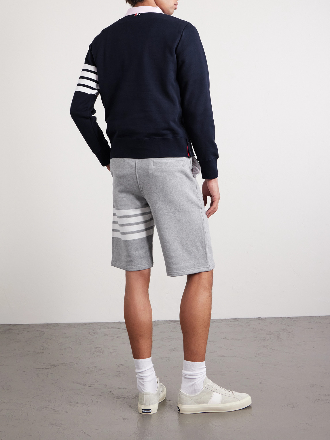 Thom Browne Classic Sweat Shorts In Classic Loopback In Gray