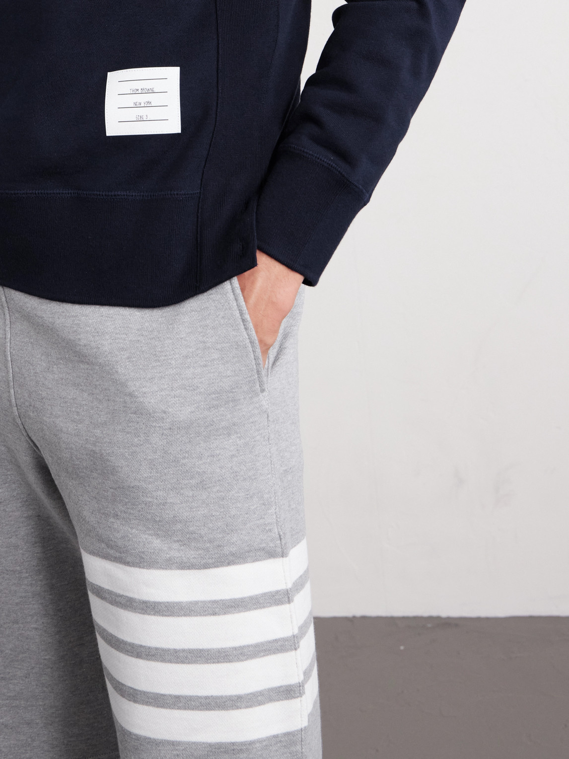 Thom Browne Classic Sweat Shorts In Classic Loopback In Gray