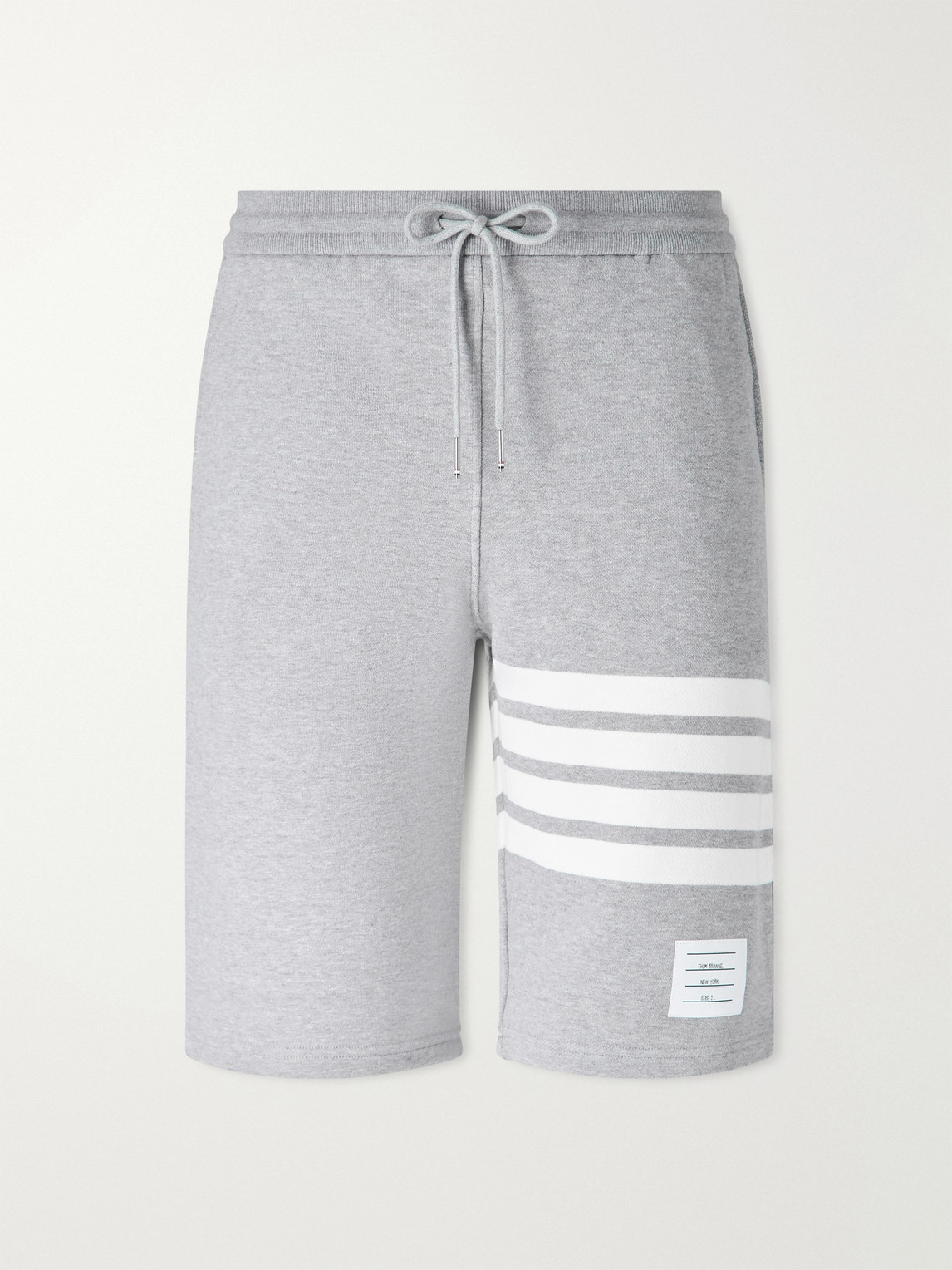 Thom Browne Striped Loopback Cotton-Jersey Shorts - Men