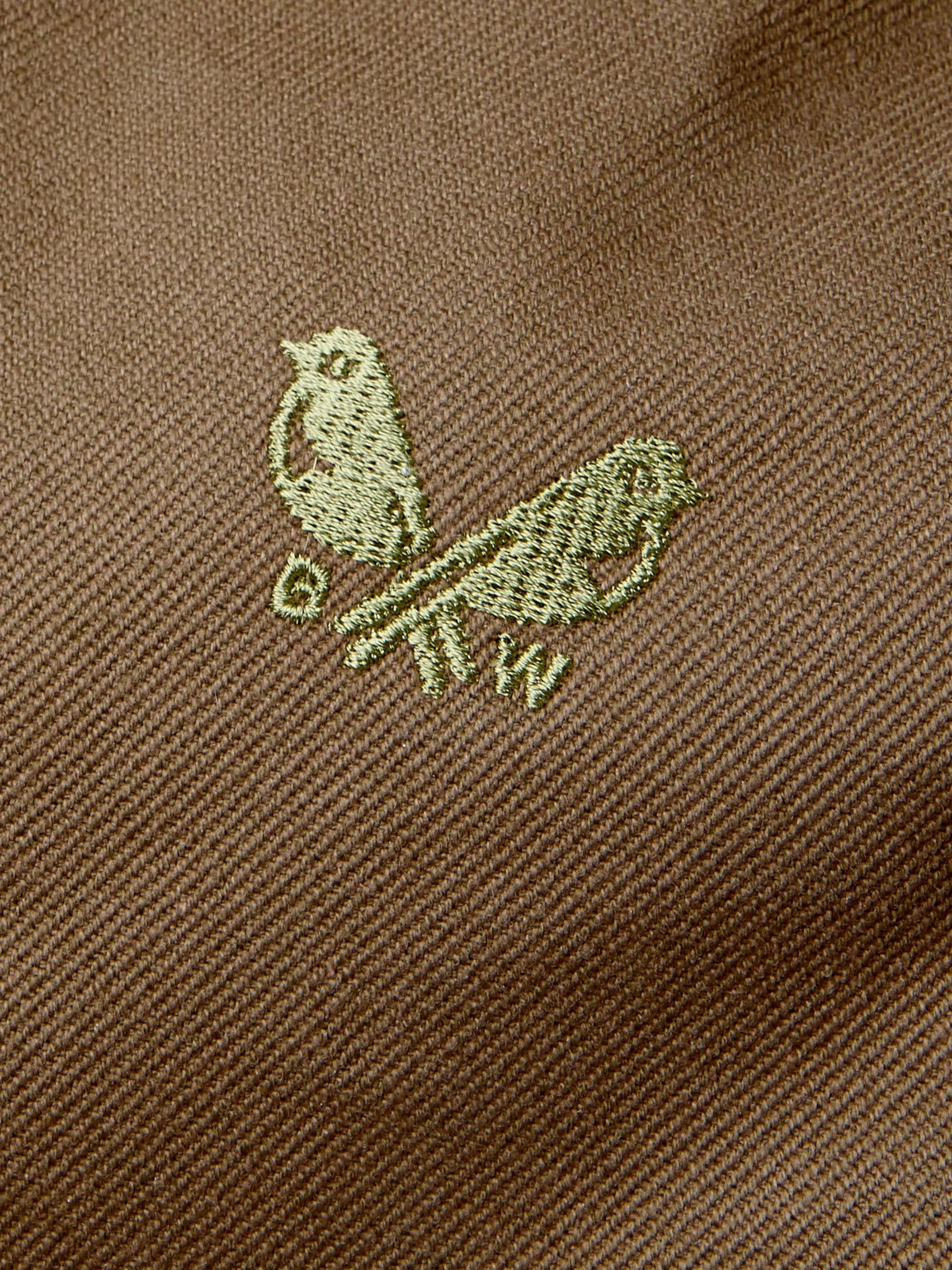 BENNETT WINCH Leather-Trimmed Cotton-Canvas Suit Carrier and Holdall