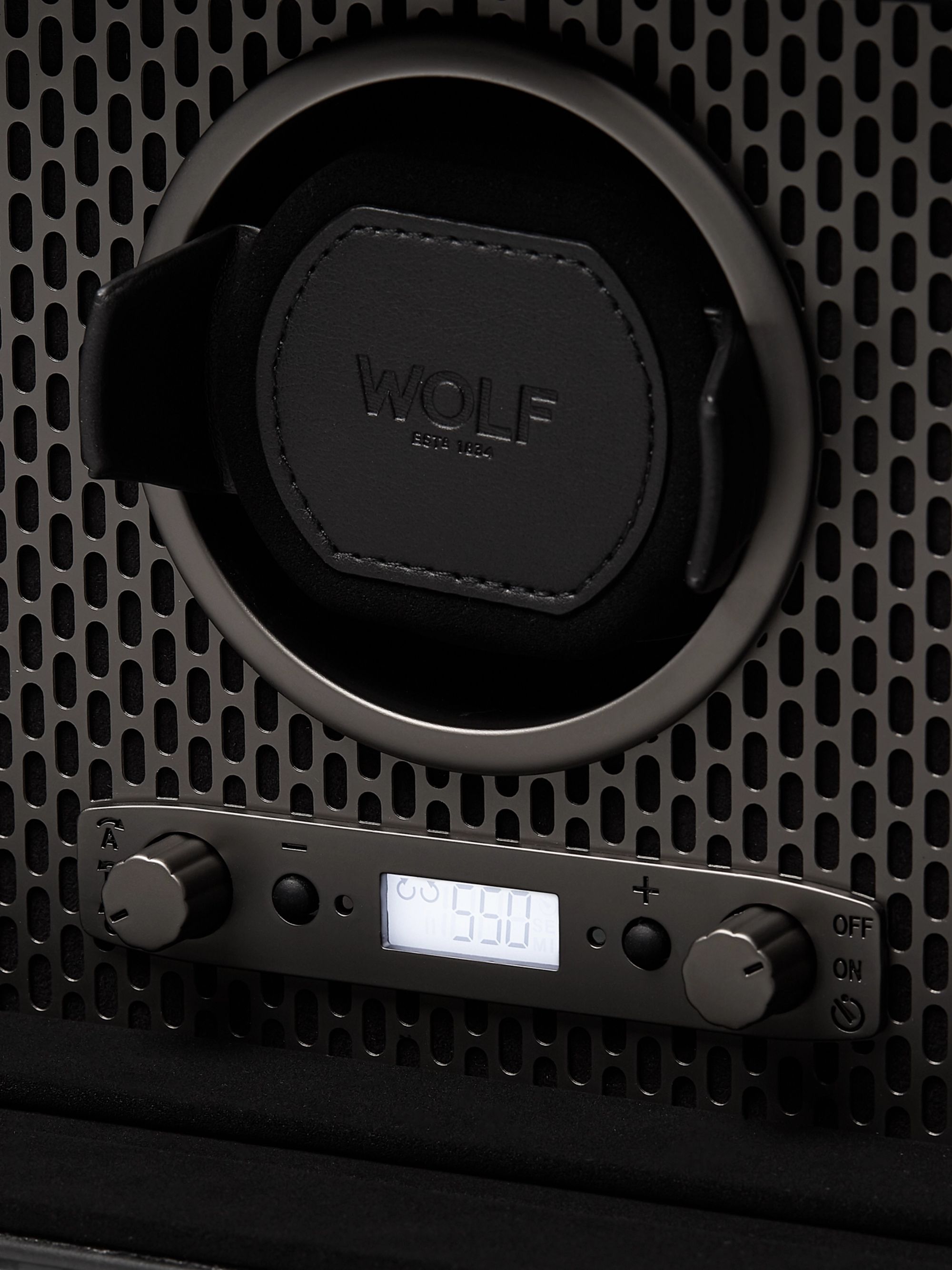 WOLF Axis Triple Vegan Leather Watch Winder